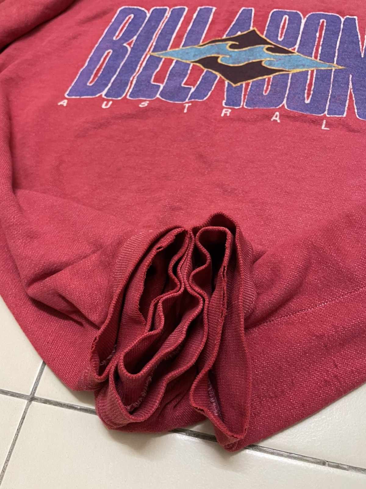 Billabong Vtg 90s Billabong Surf Trashed / Damaged Sweatshirt Size US XXL / EU 58 / 5 - 12 Thumbnail