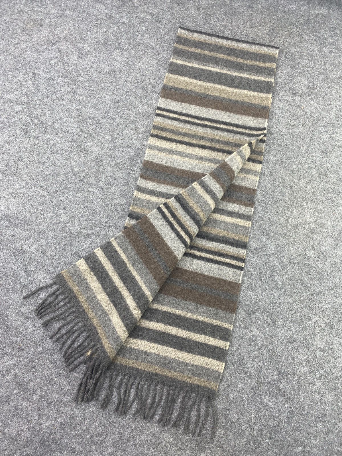 Johnstons Of Elgin × Vintage Johnstons Of Elgin Scarf / Muffler / Neckwear -T1062 Size ONE SIZE - 4 Thumbnail