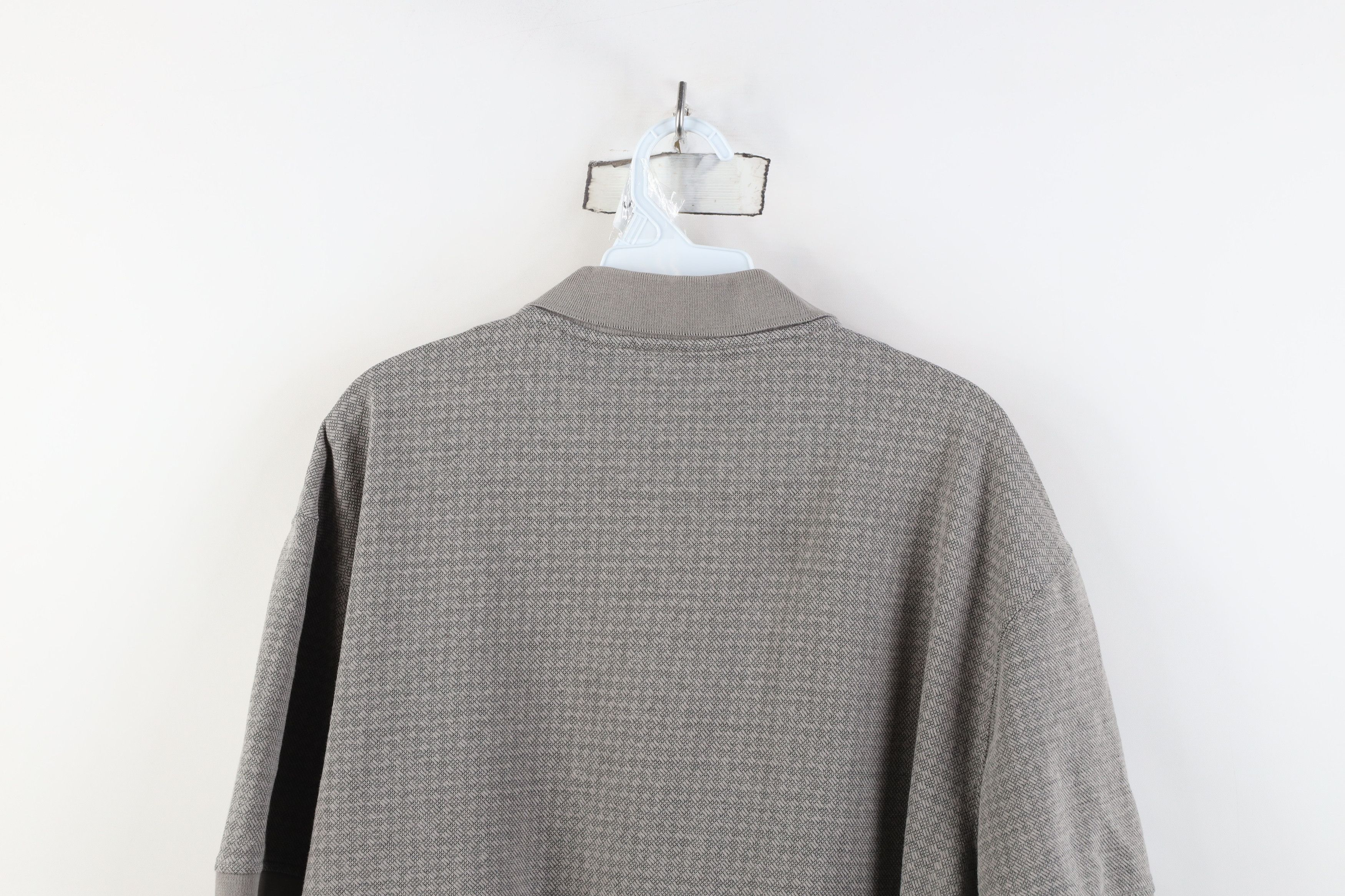 Vintage Vintage 90s Streetwear Diamond Knit Collared Golf Polo Shirt Size US XXL / EU 58 / 5 - 10 Thumbnail