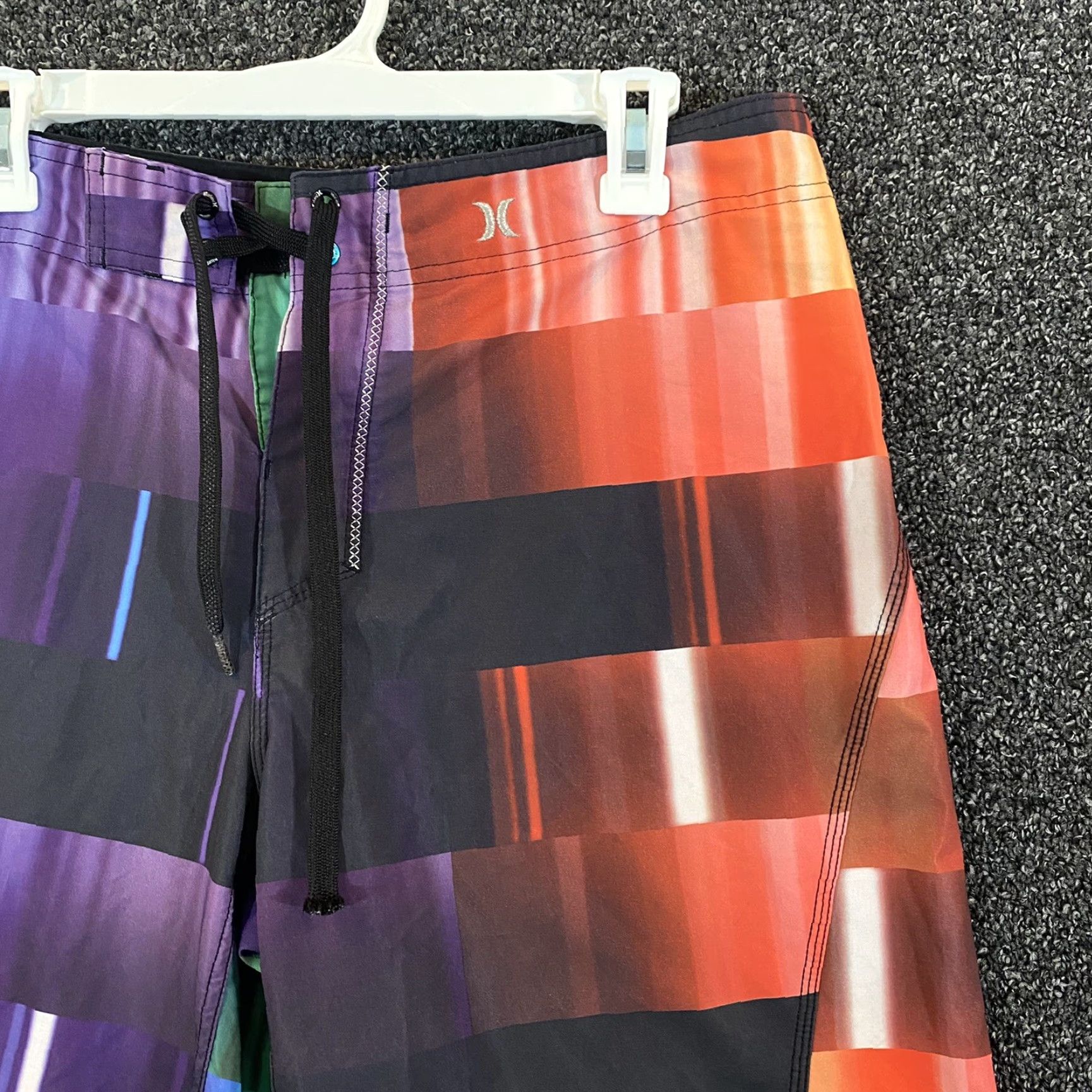 Hurley Hurley Phantom Board Shorts Mens 32 Multicolor Beach Swim Trunks Geometric Pattern Size US 32 / EU 48 - 3 Thumbnail