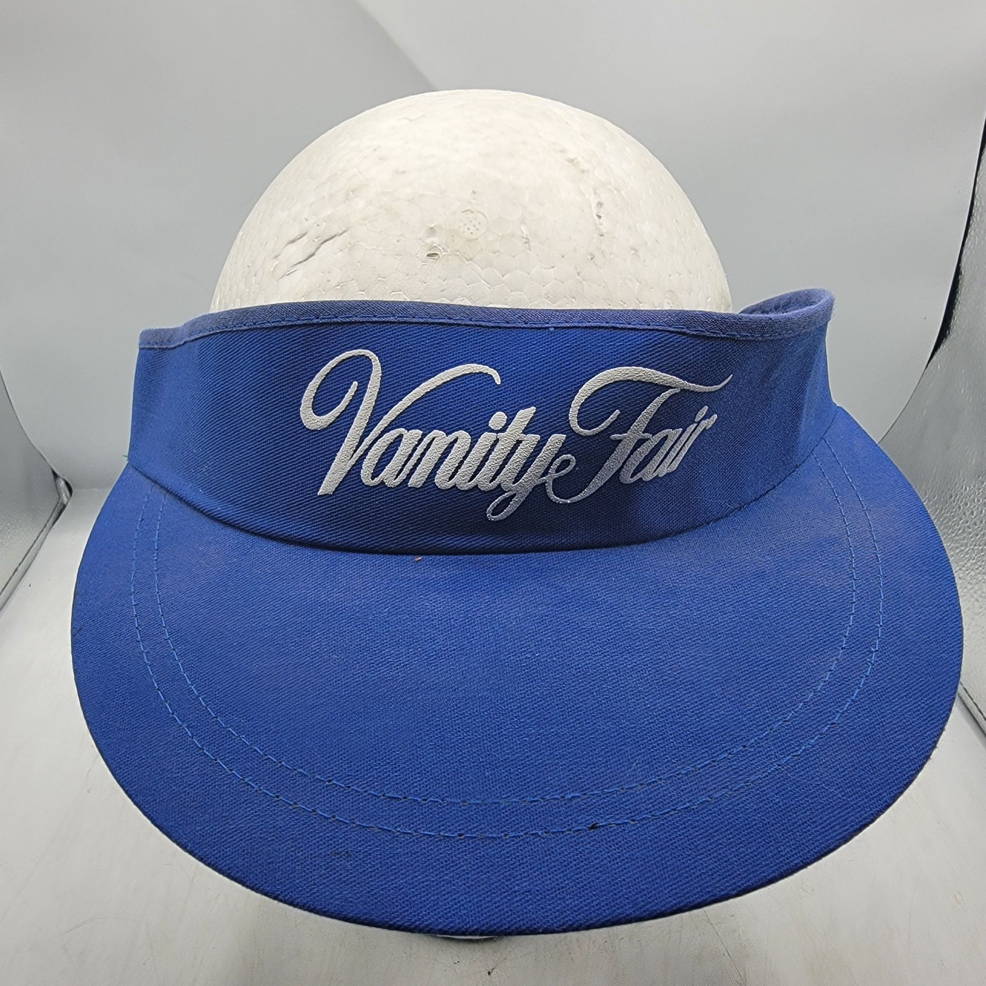 Other × Vintage Vintage Vanity Fair Blue Adjustable Sun Visor Hat Casual Out Size ONE SIZE - 1 Thumbnail