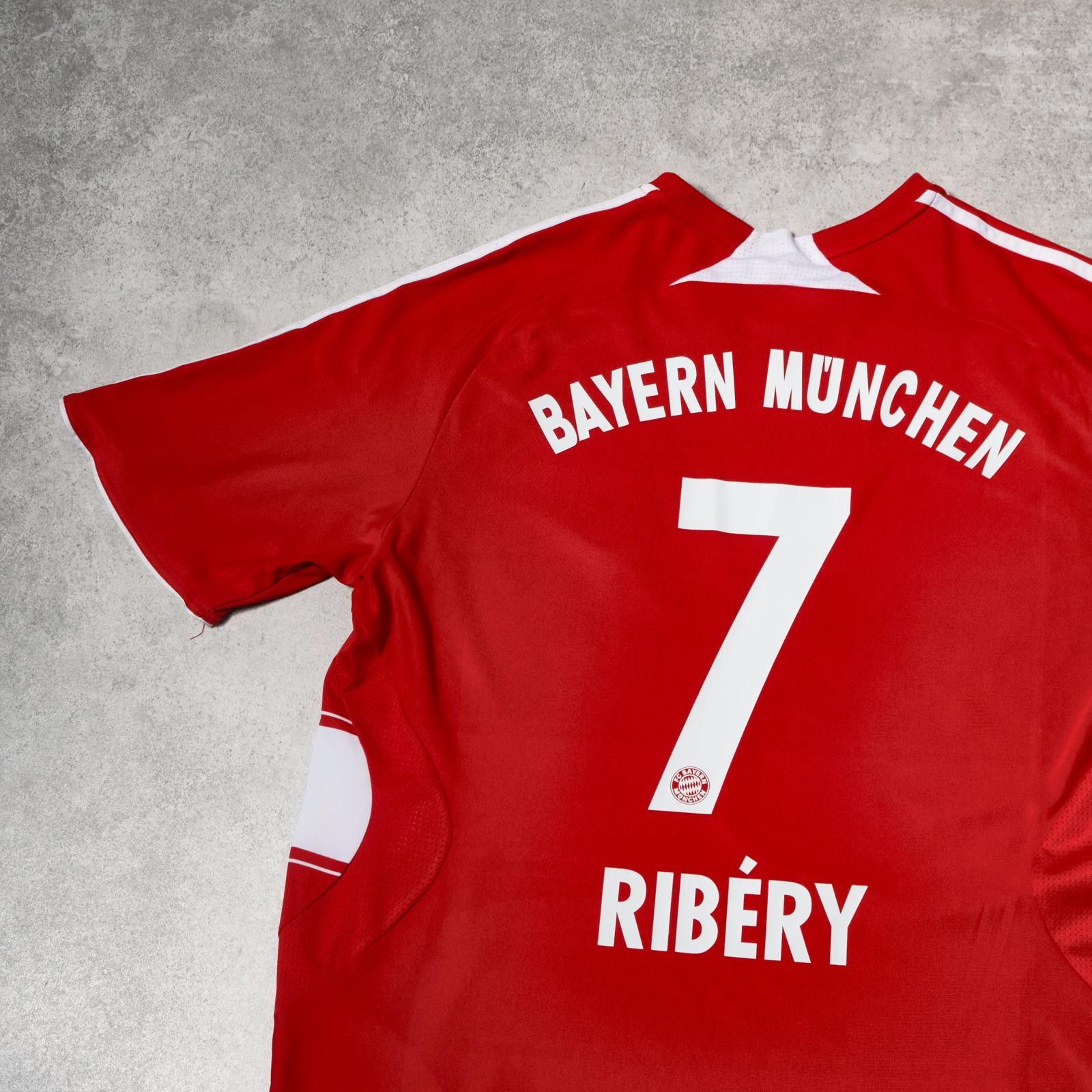 Adidas 2007/08 Bayern Munich Home Shirt Adidas Ribery (XL) Size US XL / EU 56 / 4 - 4 Thumbnail
