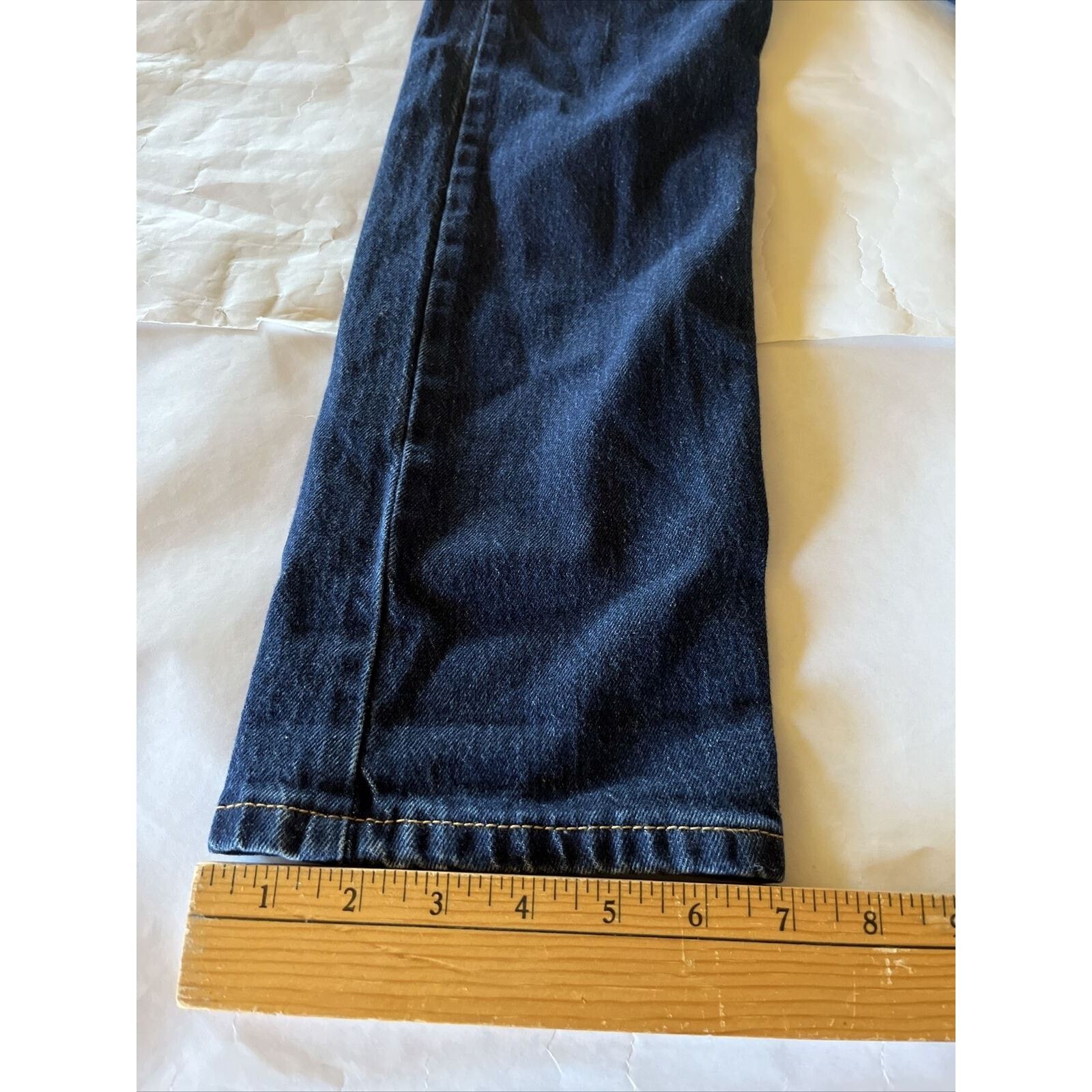 Levi's Levis 502 Mens Jeans Size 32x32 Dark Wash Blue Regular Fit Size US 32 / EU 48 - 8 Thumbnail