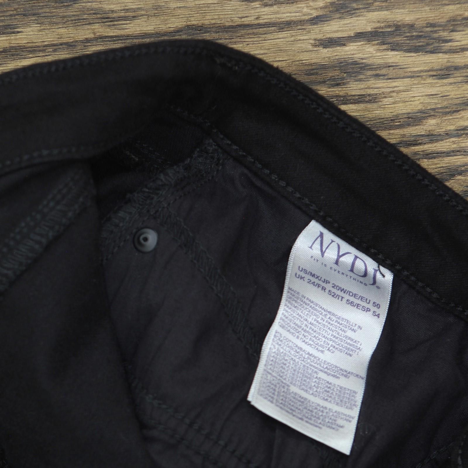 Other Nwt Nydj Plus Size Sheri Slim Jeans Wnbbss8518 Black 20w Size 42" / US 20 - 8 Thumbnail