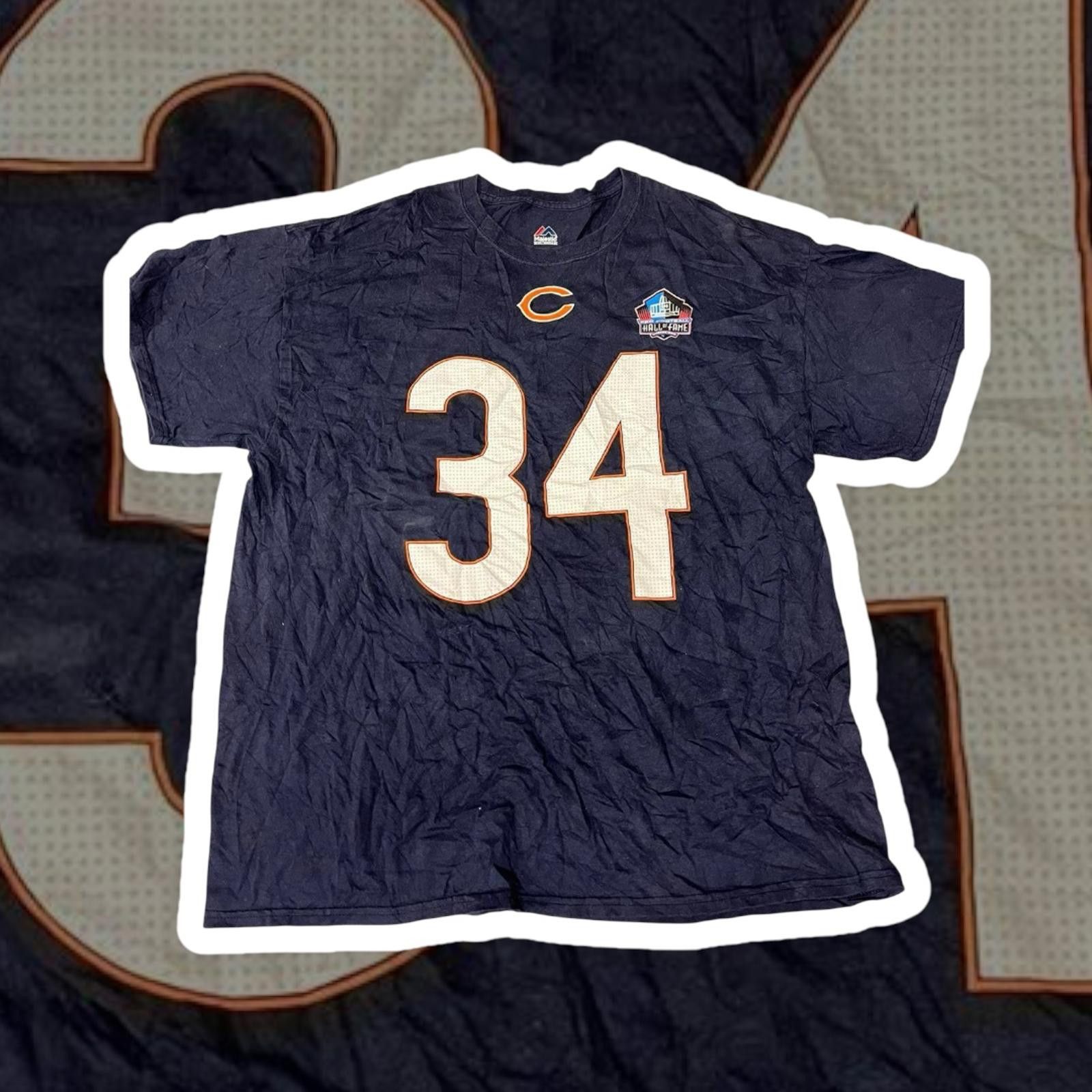 Majestic Chicago Bears Walter Payton 34 T-Shirt - Majestic - NFL Size US XL / EU 56 / 4 - 1 Thumbnail