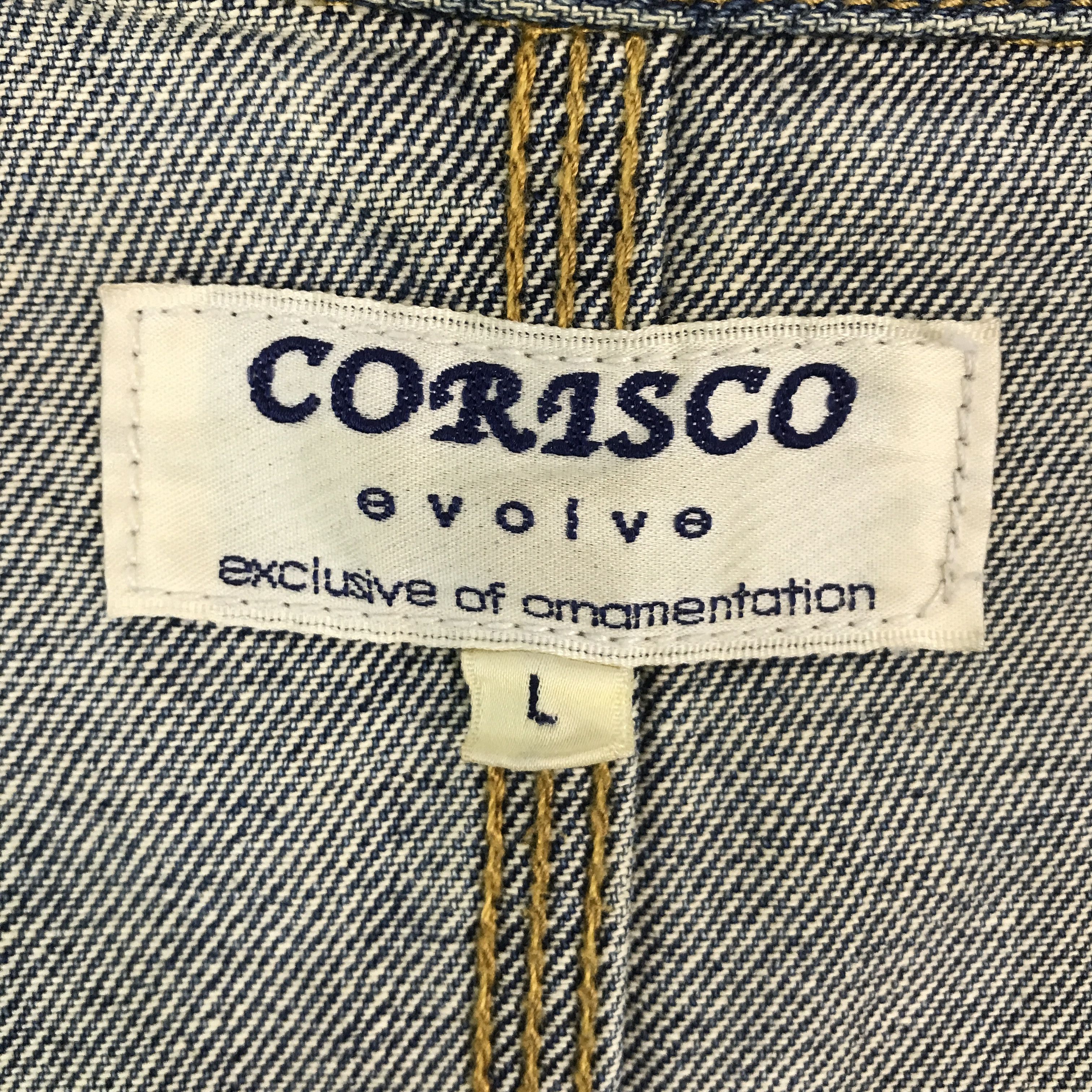 Japanese Brand corisco Japan denim Sanp button jacket Size US L / EU 52-54 / 3 - 12 Thumbnail