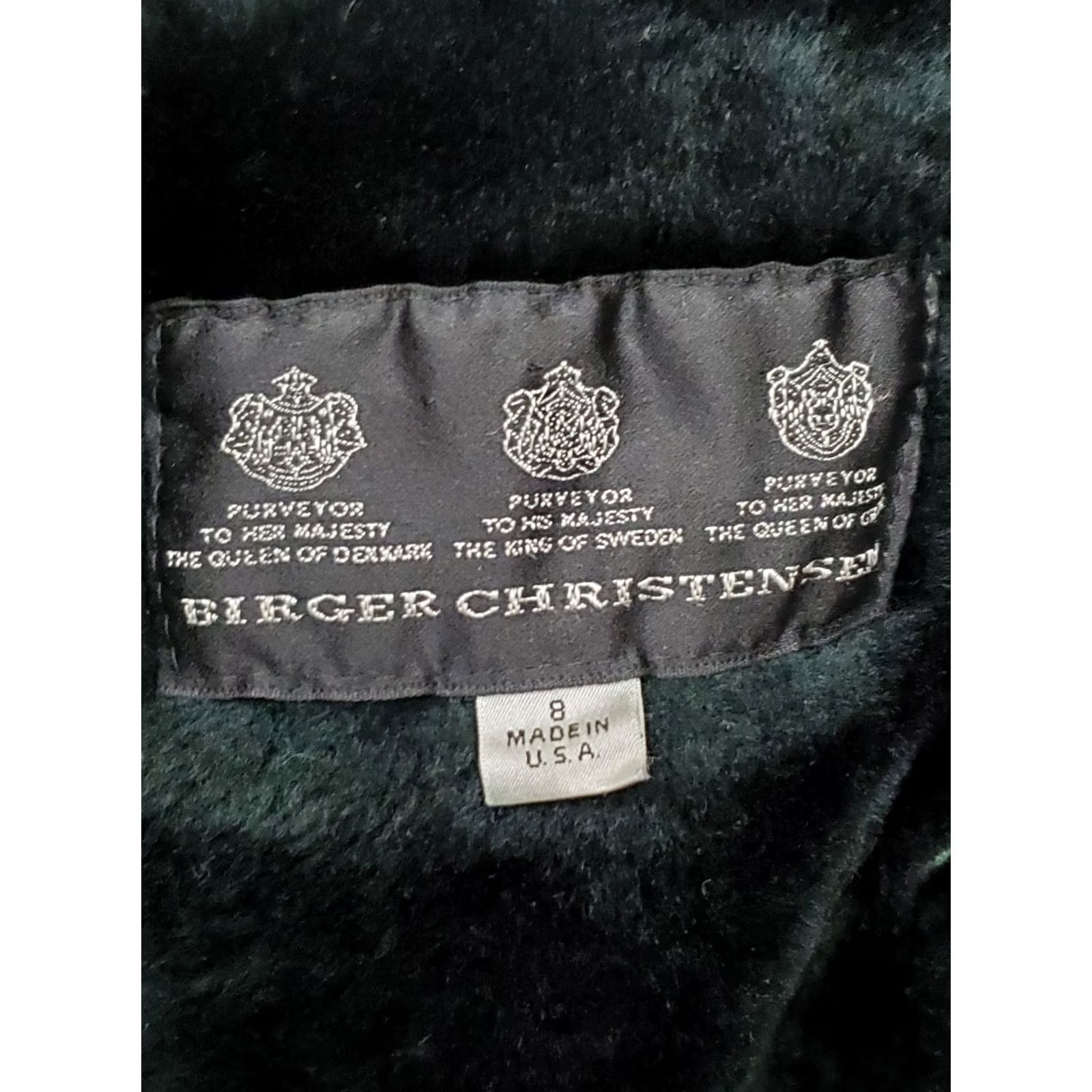 Vintage VINTAGE Birger Christensen Saks Fifth Avenue Green Sheepskin Suede Shearling Lined Overcoat Women Size 8 Coat Size M / US 6-8 / IT 42-44 - 5 Thumbnail