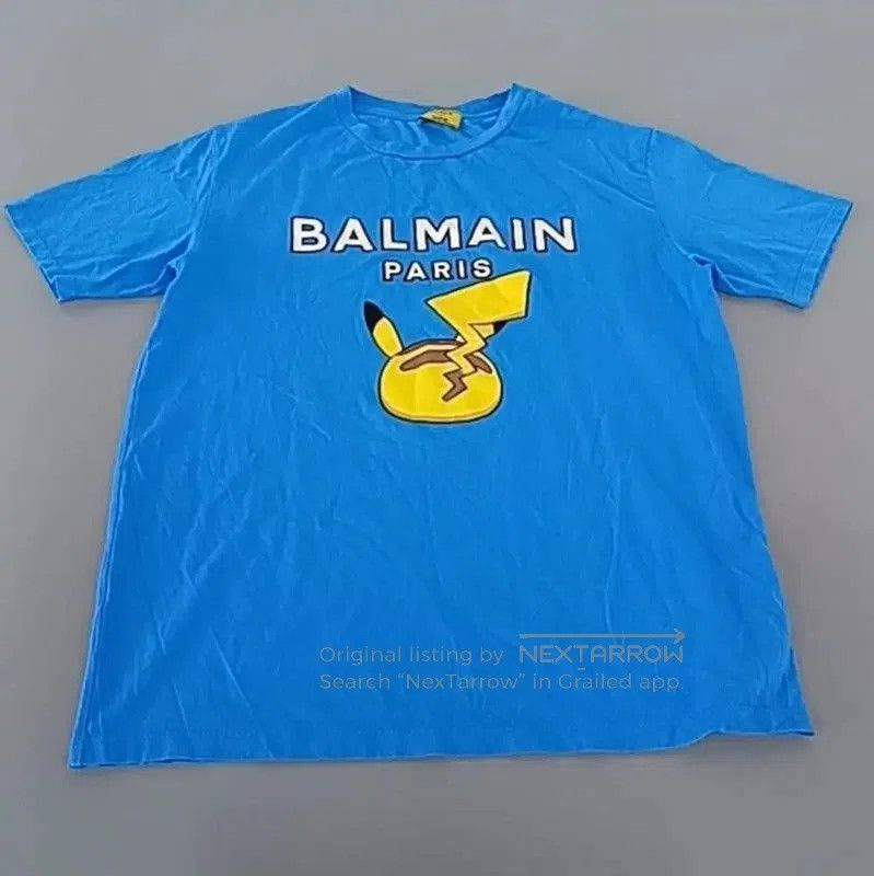 Balmain Balmain Light Blue Cotton Women's T-Shirt . Size XXS / US 00 / IT 34 - 1 Thumbnail