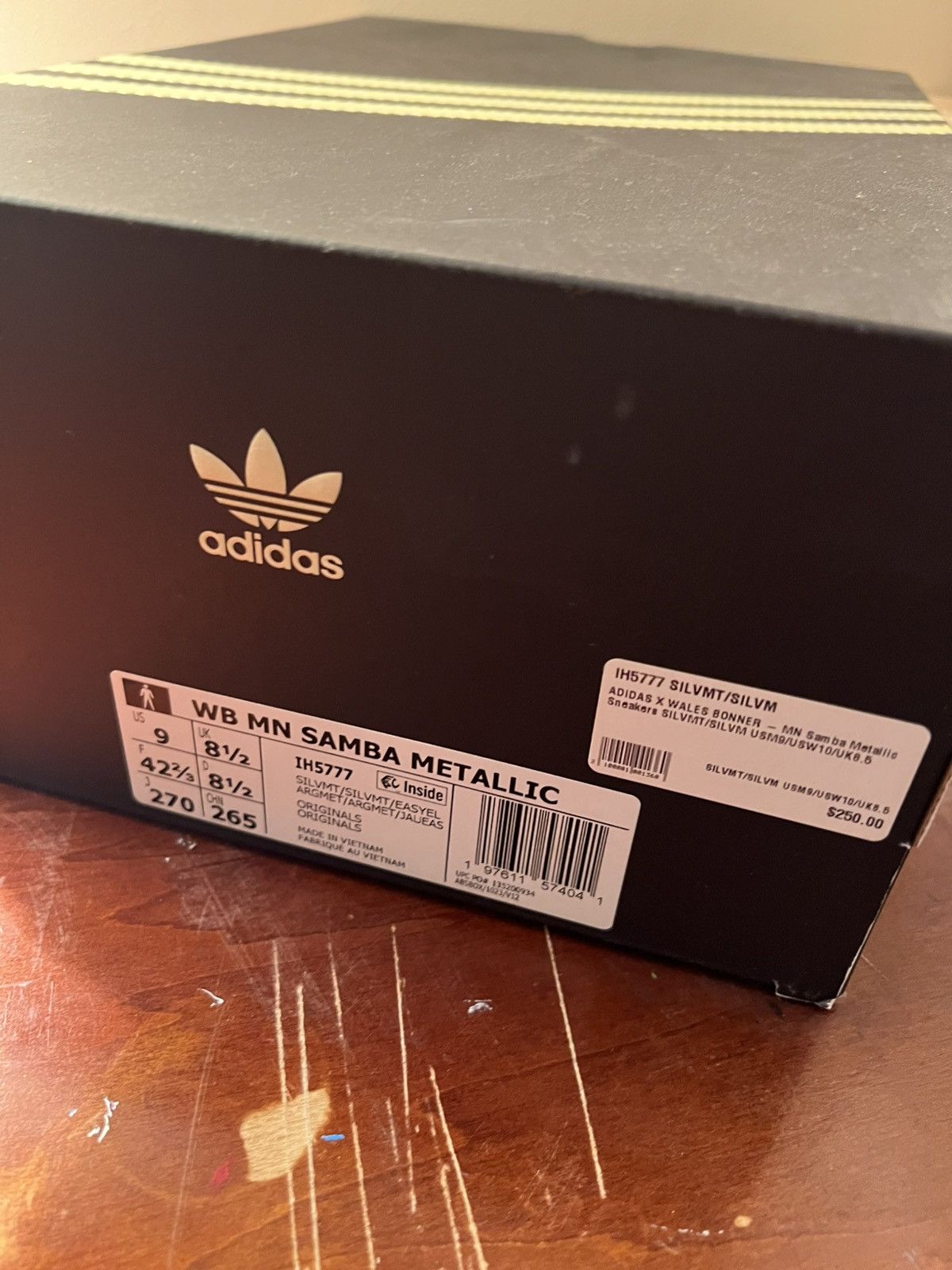 Adidas × Wales Bonner adidas x Wales Bonner Samba Millenium Silver Metallic Size US 9 / EU 42 - 8 Thumbnail