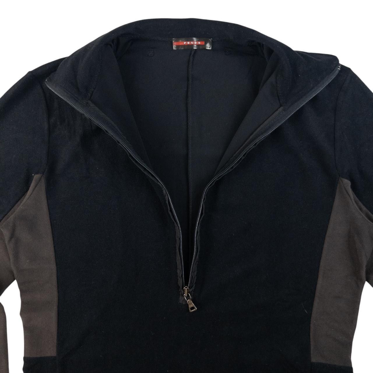 Prada Vintage Prada Sport Half Zip Fleece Jacket Women's Size M Size M / US 6-8 / IT 42-44 - 4 Thumbnail