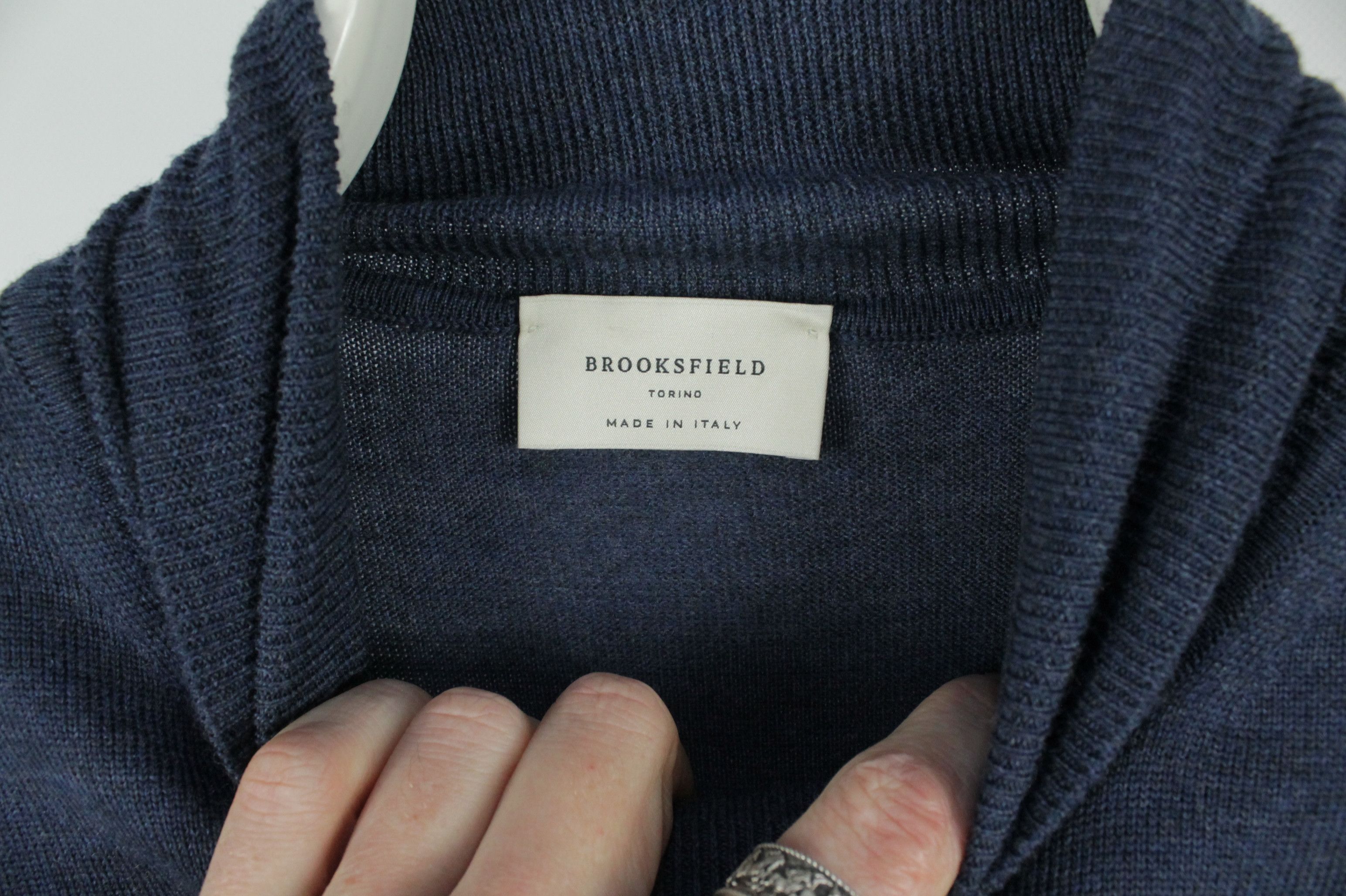 Brooksfield Brooksfield Extrafine Virgin Wool Turtleneck Sweater Men's Size US S / EU 44-46 / 1 - 5 Thumbnail