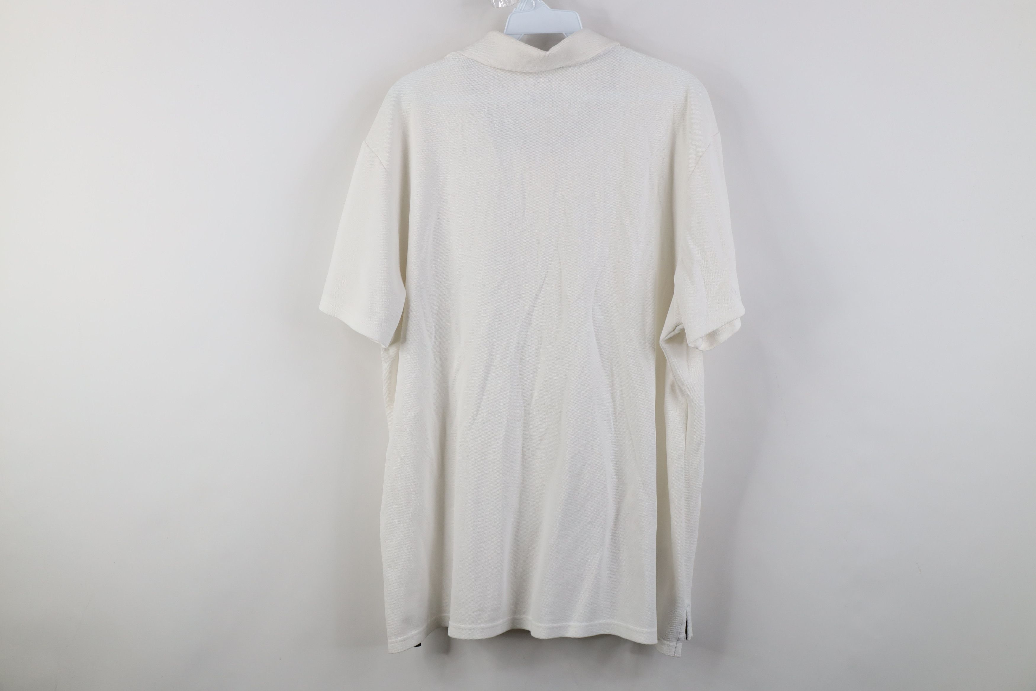 Oakley Vintage Y2K Oakley O Logo Knit Collared Polo Shirt White Size US XXL / EU 58 / 5 - 13 Thumbnail