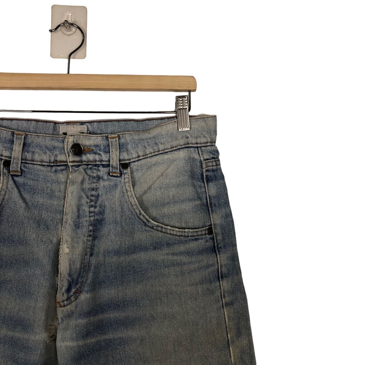 Japanese Brand 🔥90’s VINTAGE ACID WASH DENIM JEANS GOOSE & GENDER JAPAN Size US 32 / EU 48 - 5 Thumbnail