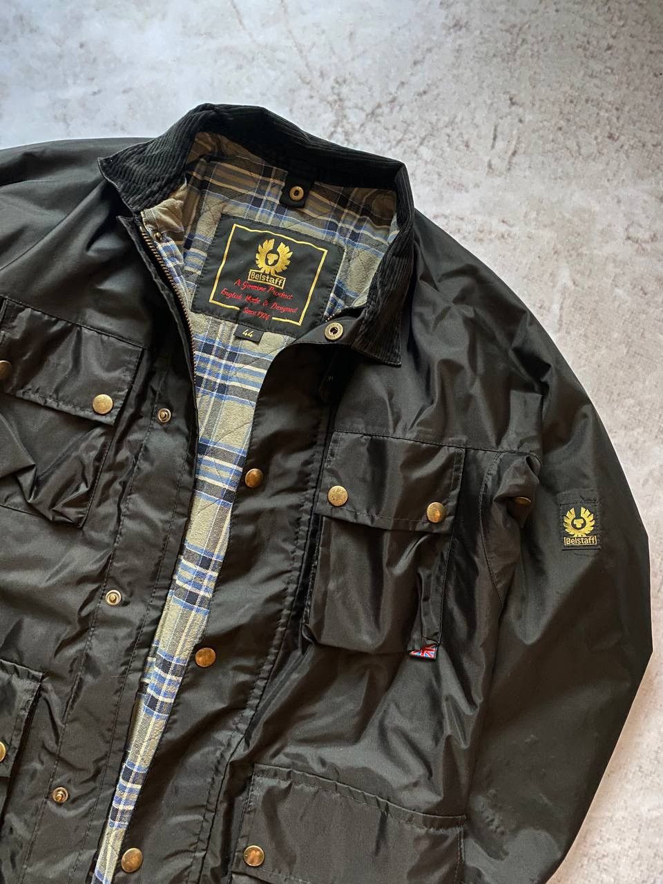 Belstaff × Vintage Vintage Belstaff Nylon Pocket Jacket Size US L / EU 52-54 / 3 - 3 Thumbnail