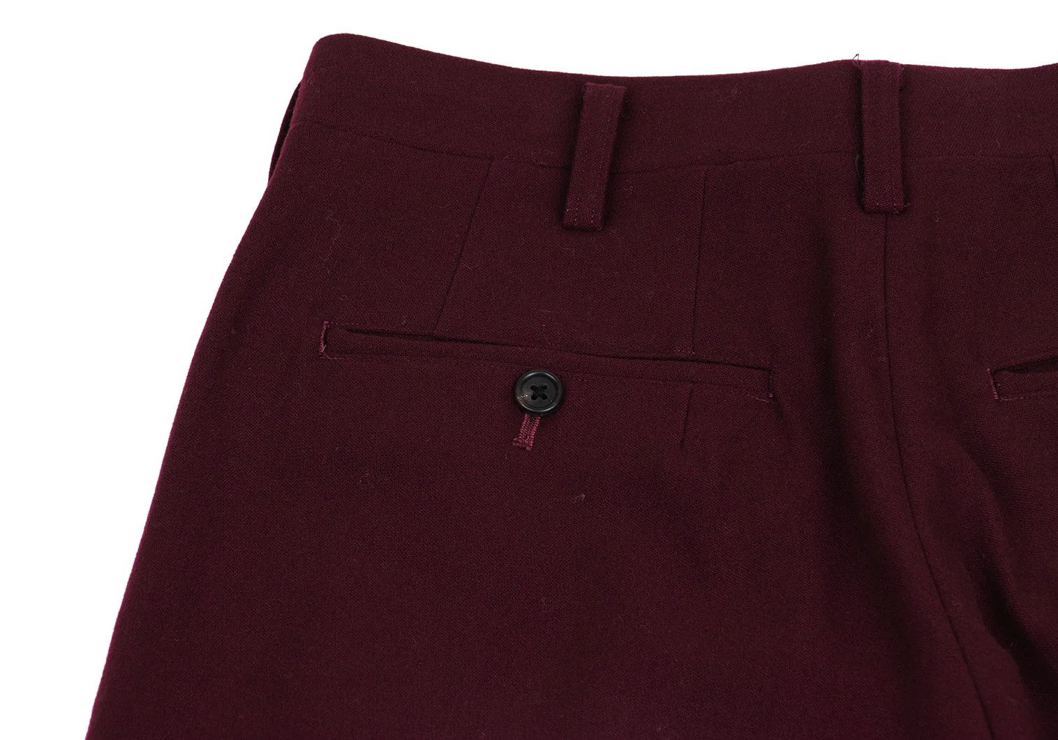 Yohji Yamamoto Yohji Yamamoto Wool Nylon Tuck Tapered Pants Size US 36 / EU 52 - 10 Thumbnail