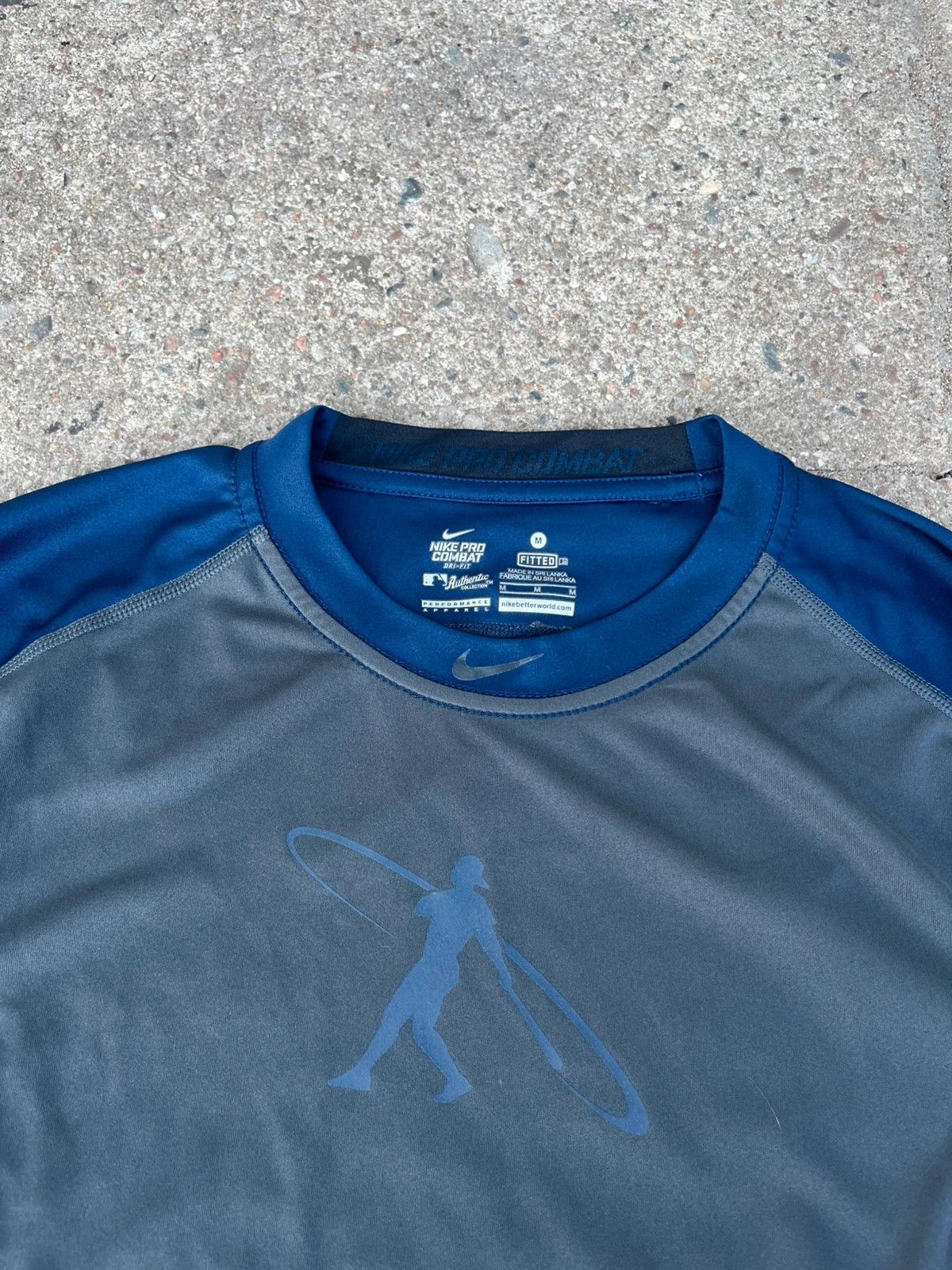 Nike Nike Pro Combat x MLB Baseball Training Longsleeve M Size US M / EU 48-50 / 2 - 2 Thumbnail