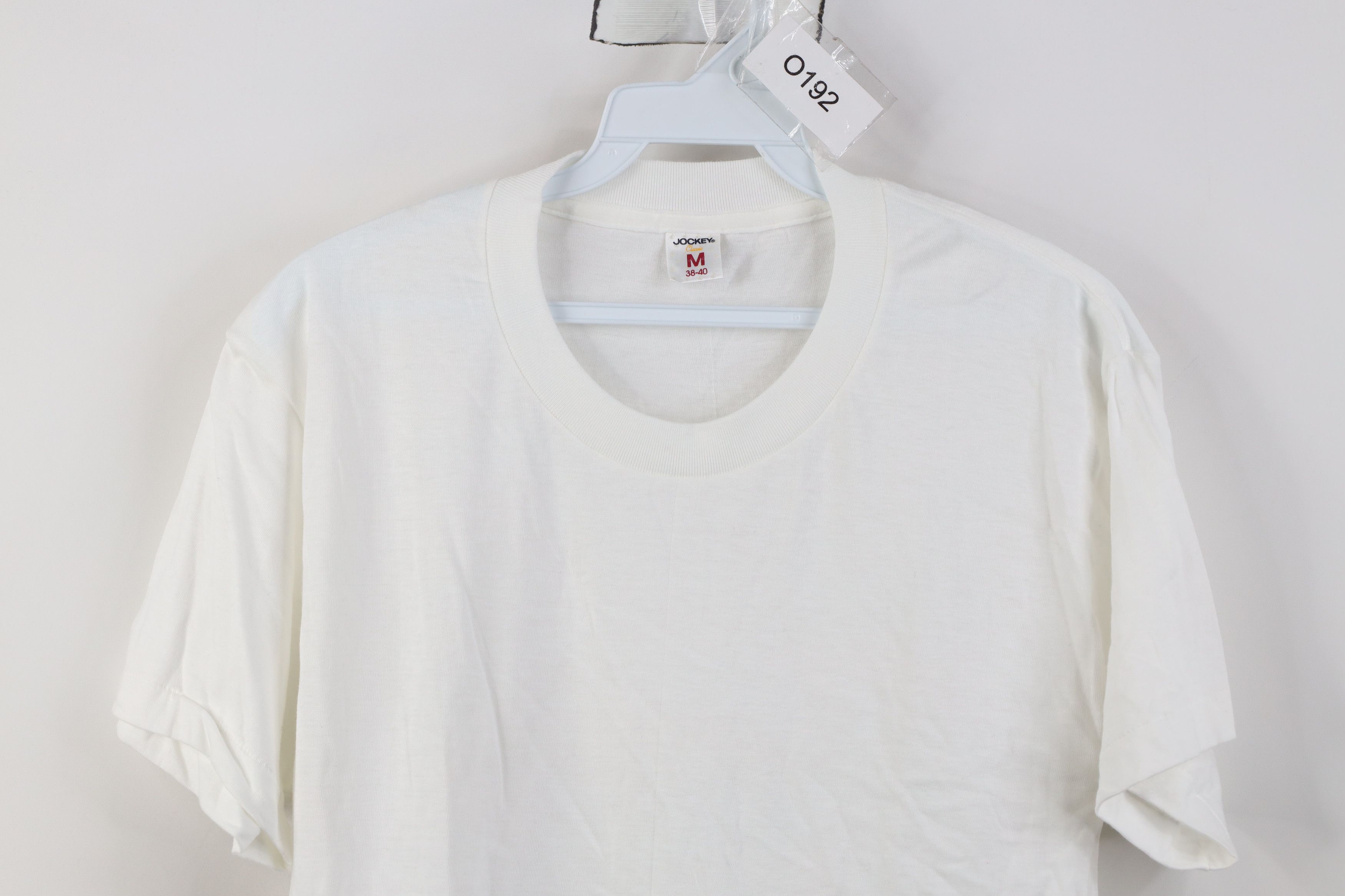 Vintage Vintage 90s Streetwear Cotton Short Sleeve T-Shirt White USA Size US M / EU 48-50 / 2 - 2 Thumbnail