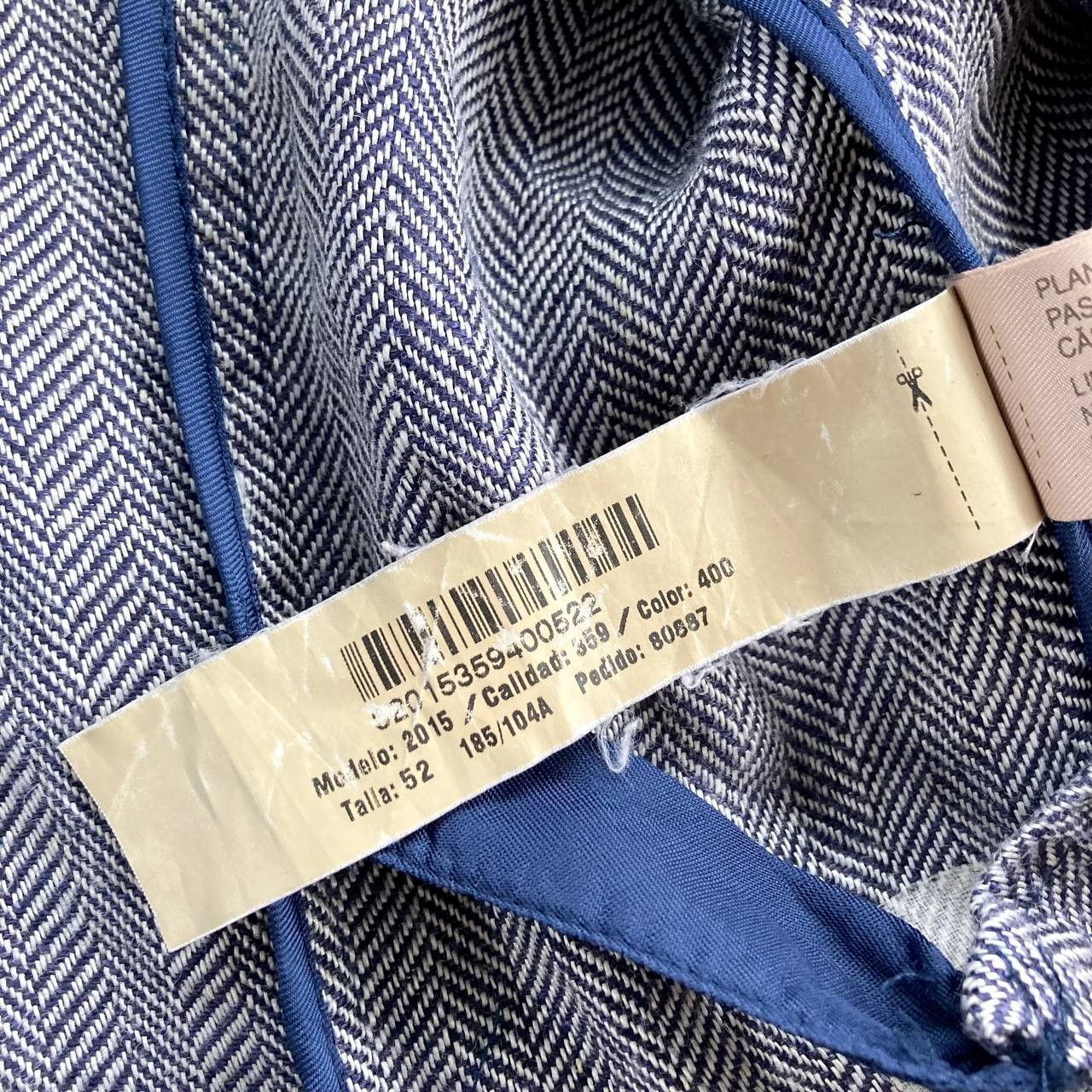 Massimo Dutti Linen Elbow Pad Herringbone Blazer Size 42S - 13 Thumbnail