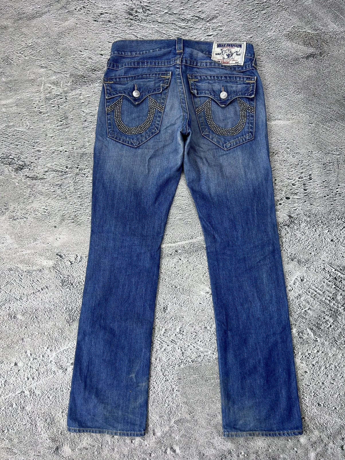 True Religion jeans vintage denim pants straight