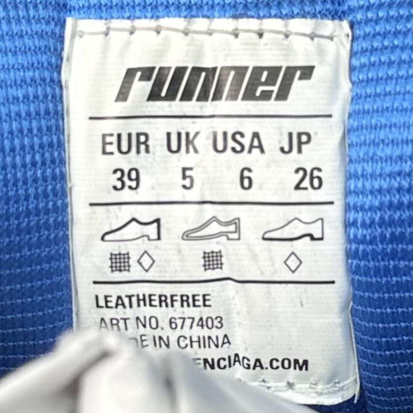 Balenciaga Balenciaga Runner Blue/Orange Size US 6.5 / EU 39-40 - 5 Thumbnail