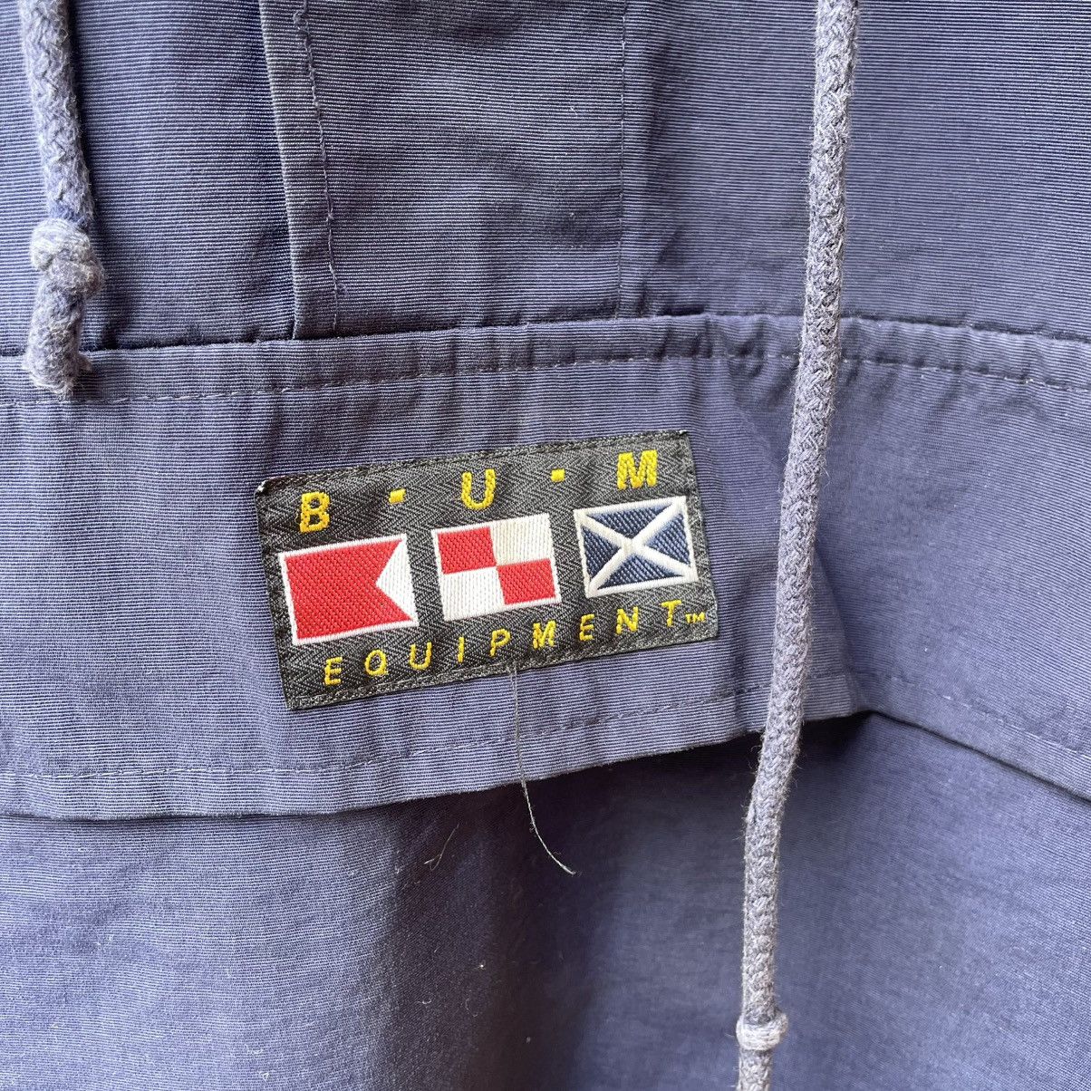 B.U.M Equipment 🔥Vtg 90s BUM Equipment Big Logo Hooded Anorak Light Jacket Size US L / EU 52-54 / 3 - 7 Thumbnail
