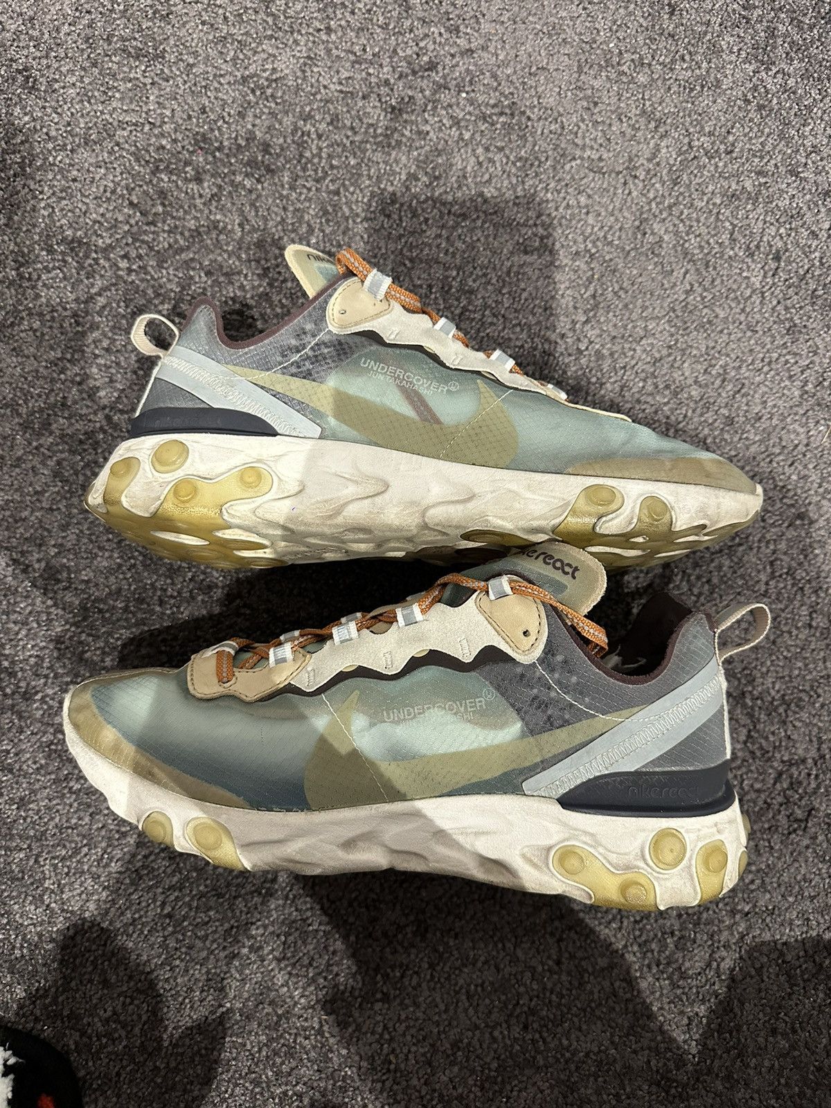 Undercover Nike x Undercover React Element 87 Green Mist Grailed