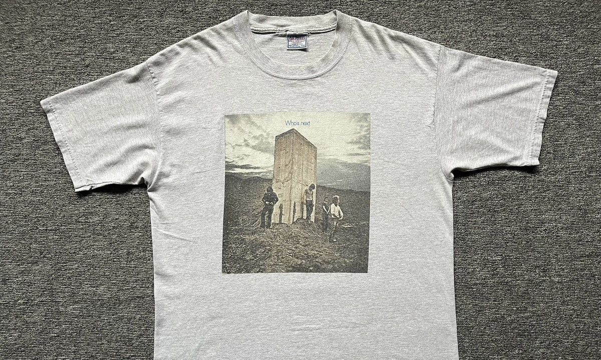 Vintage Vintage Tee whos next 90s Size US L / EU 52-54 / 3 - 3 Thumbnail