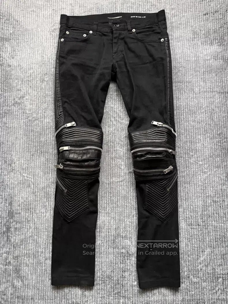 Saint Laurent Paris Saint Laurent Paris Double Zip Moto Pants i Size US 27 - 1 Thumbnail