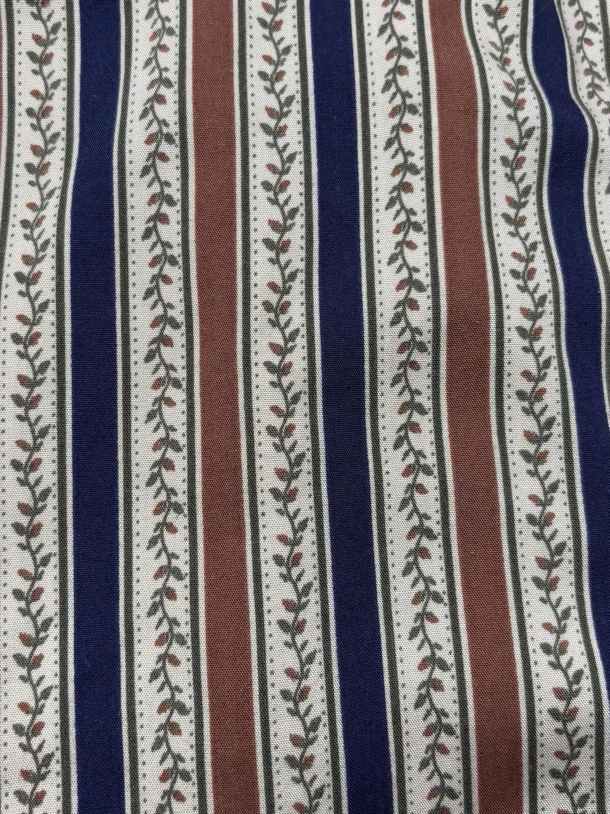 Jantzen VTG Jantzen Shirt Men's XL Striped USA Leaf Vines 80s USA Size US XL / EU 56 / 4 - 5 Thumbnail