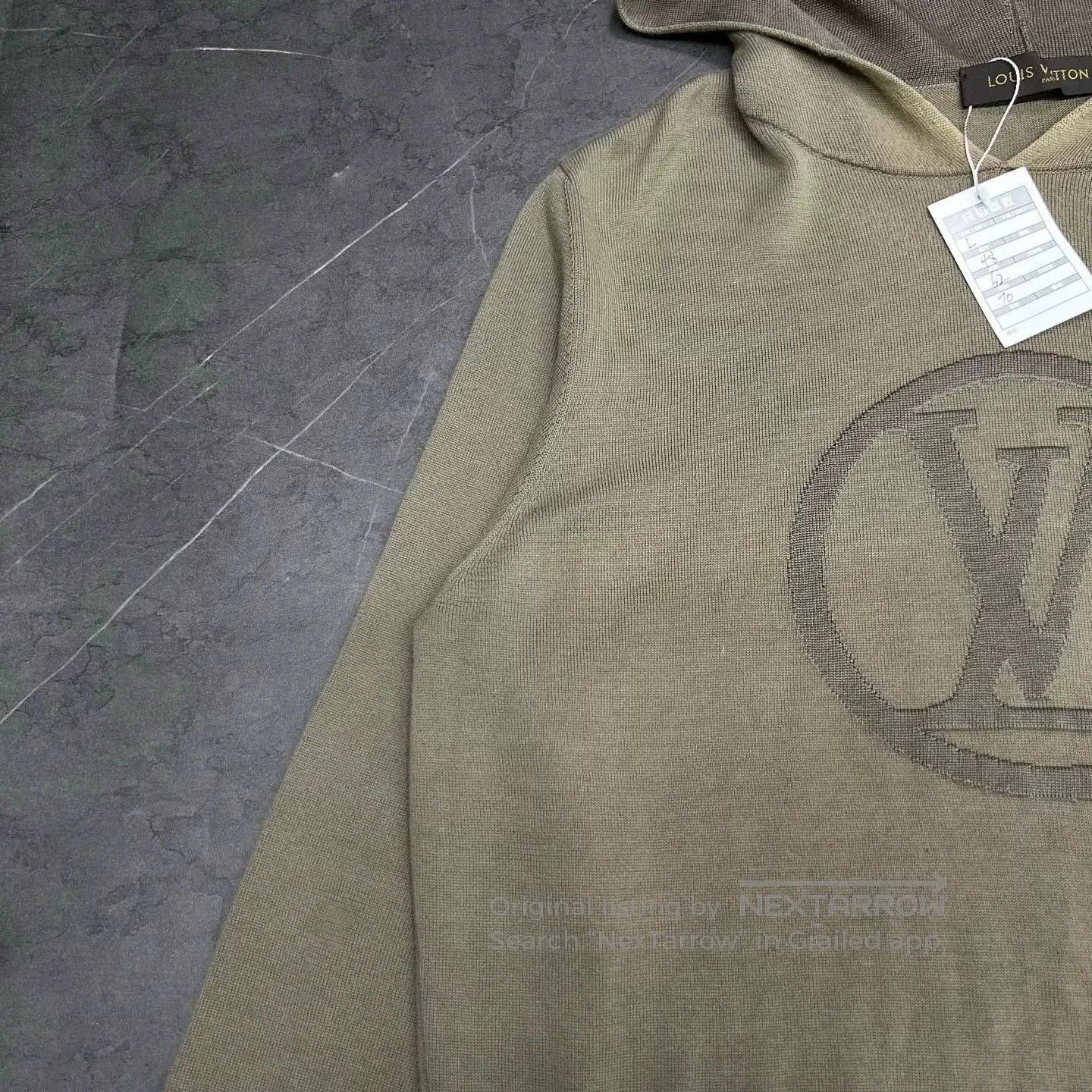 Louis Vuitton louis vuitton logo embroidered earth tone hoodie. Size US L / EU 52-54 / 3 - 5 Thumbnail