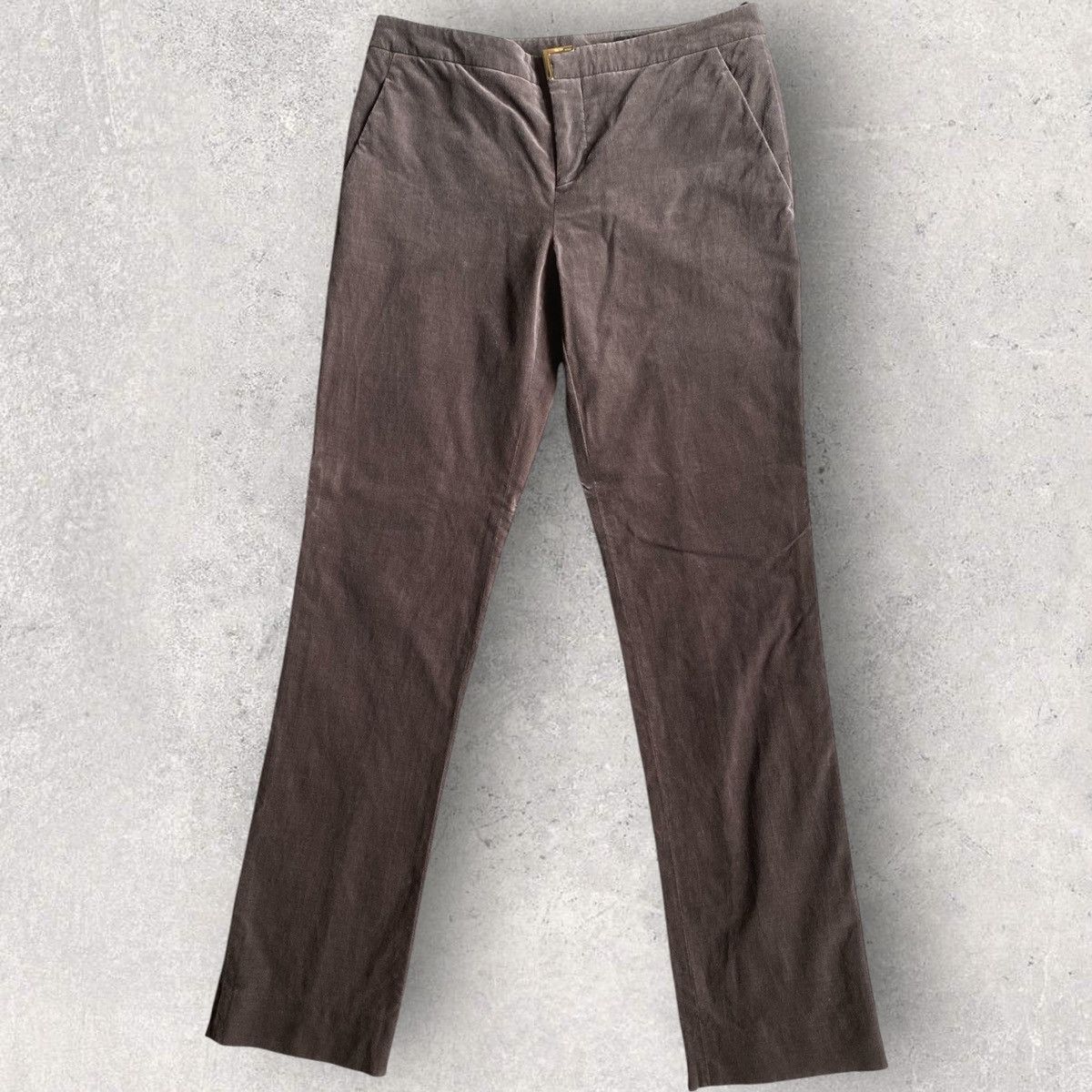 Gucci Fall2010 Stretch Velvet Pants Size 27" / US 4 / IT 40 - 2 Thumbnail