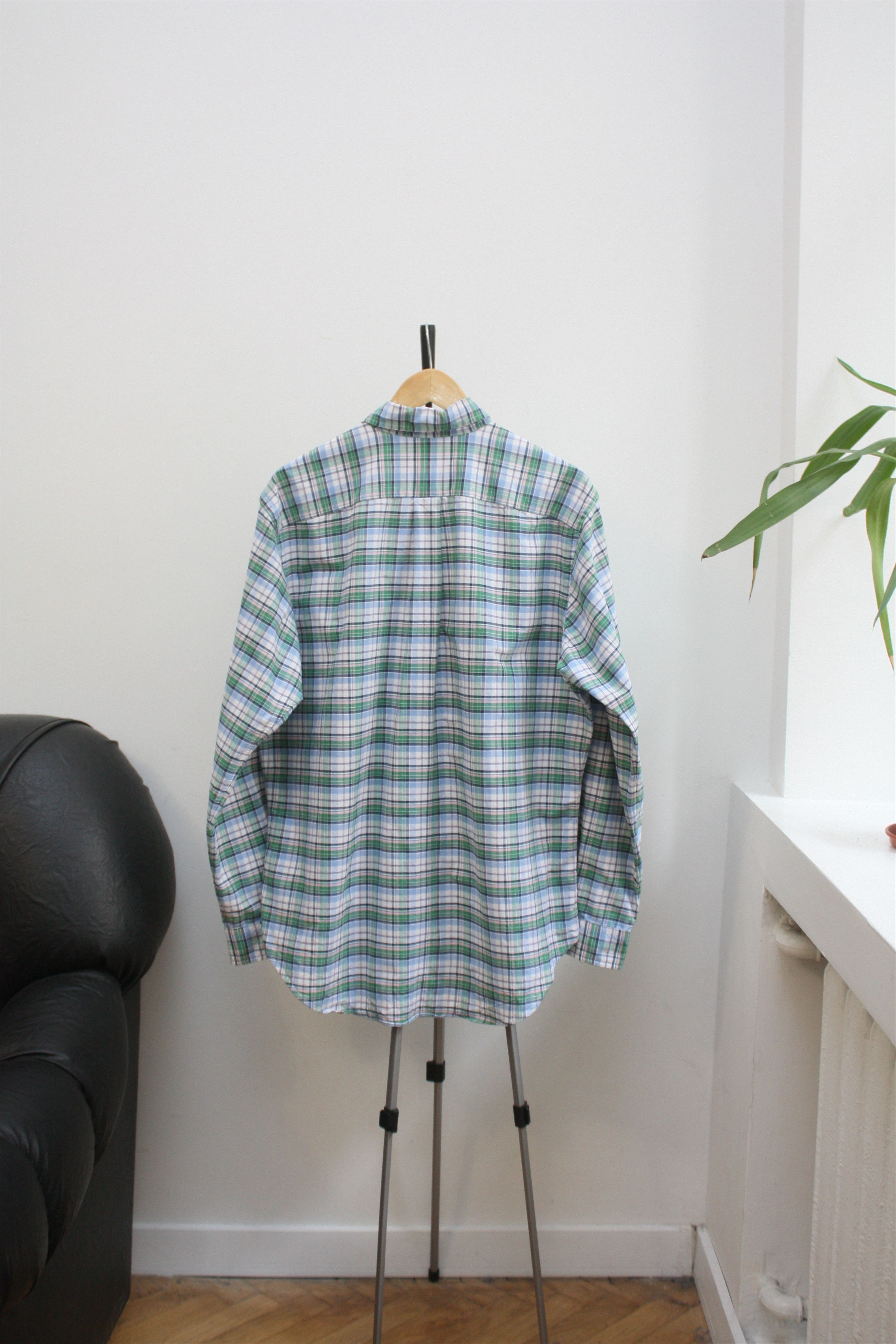 Ralph Lauren Ralph Lauren Green Checkered Shirt Men's Large Size US L / EU 52-54 / 3 - 3 Thumbnail