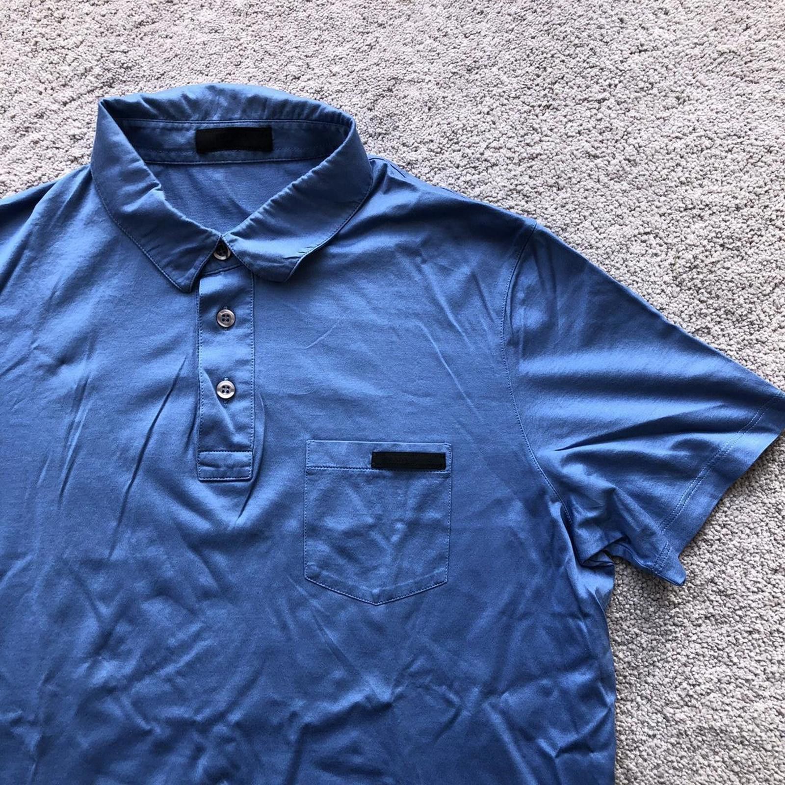 Prada Prada Pocket Polo Shirt Size US M / EU 48-50 / 2 - 2 Thumbnail