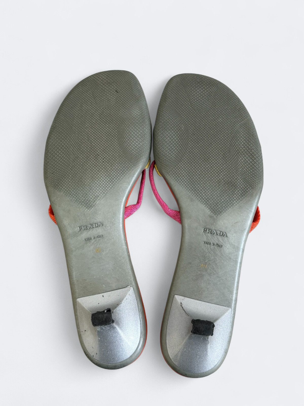 Prada Vintage Prada Platform Sandals Size US 10 / IT 40 - 7 Thumbnail