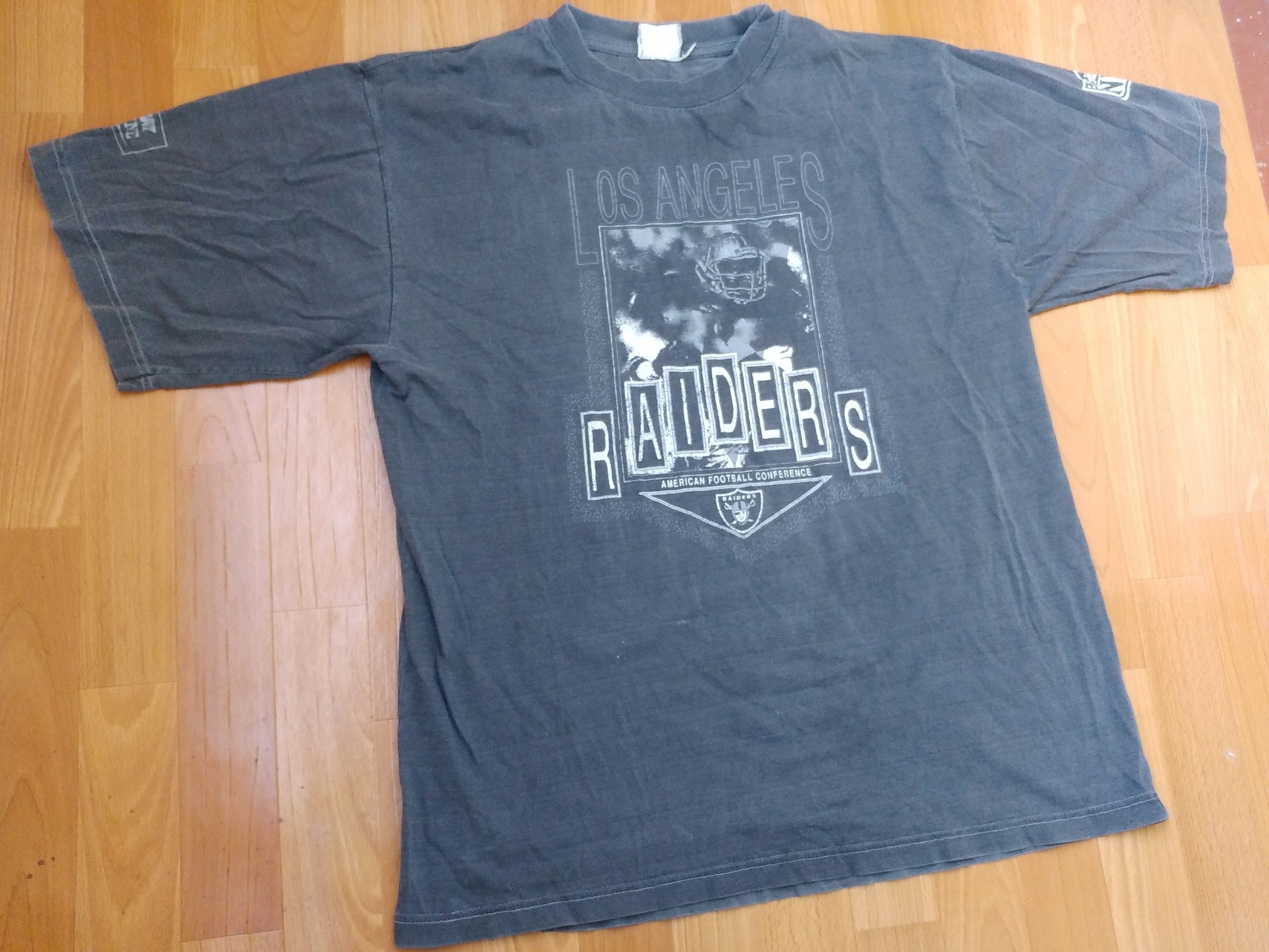 NFL × Vintage Los Angeles RAIDERS t-shirt Campri Teamline vintage jersey L Size US L / EU 52-54 / 3 - 3 Thumbnail