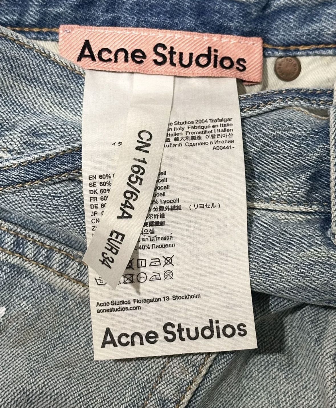 Acne Studios Acne Studios Wide-Leg Distressed Denim Pants-yf Size 24" / US 00 / IT 34 - 8 Thumbnail