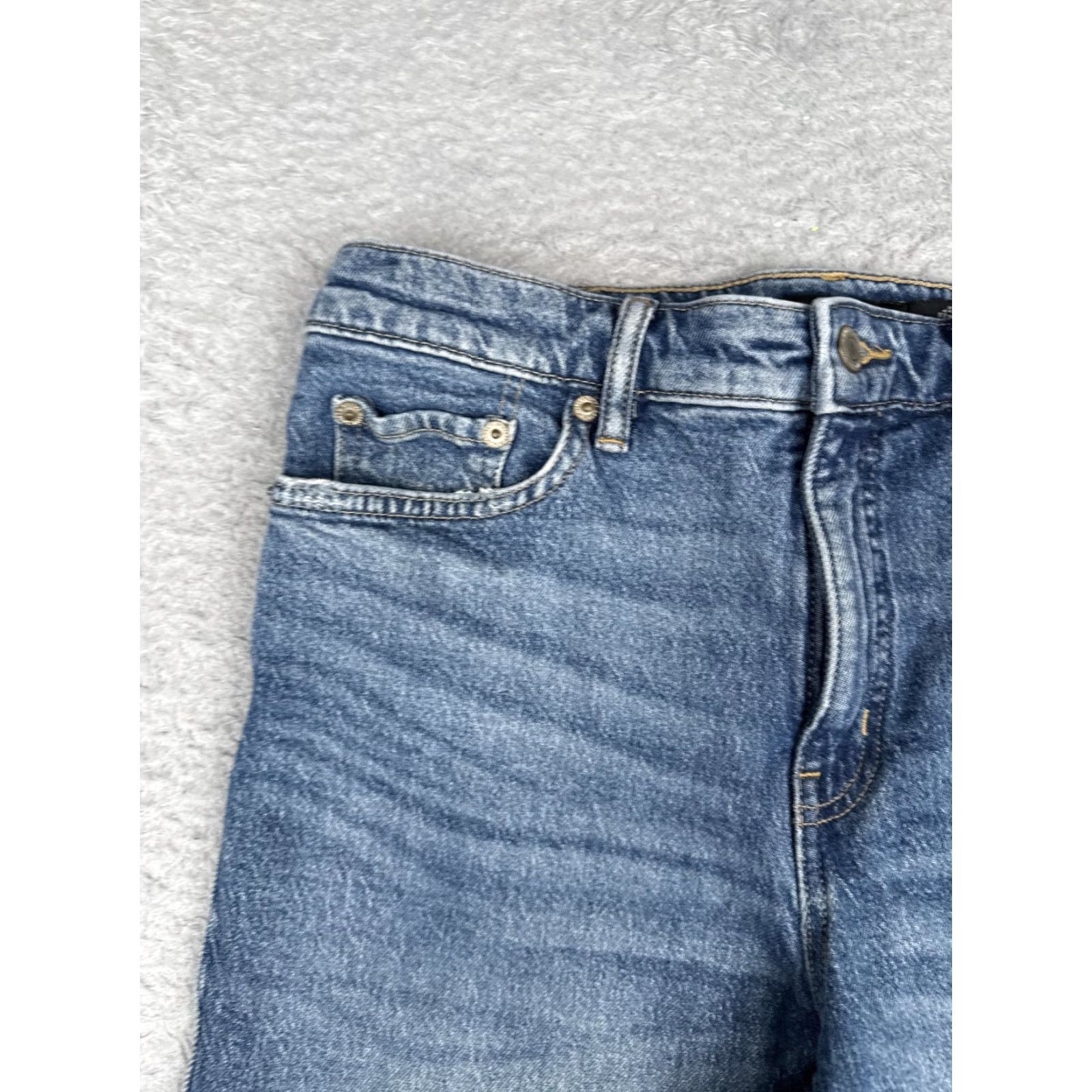 Ralph Lauren Lauren Ralph Lauren LRL Denim Shorts Womens 8 Blue Bermuda Cut-Off Raw Hem 28x10 Size 30" / US 8 / IT 44 - 4 Thumbnail