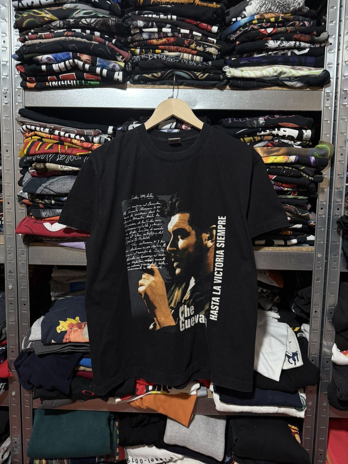 Vintage Vintage 90s Che Guevara Hasta La Victoria Siempre T-Shirt Size US L / EU 52-54 / 3 - 1 Thumbnail
