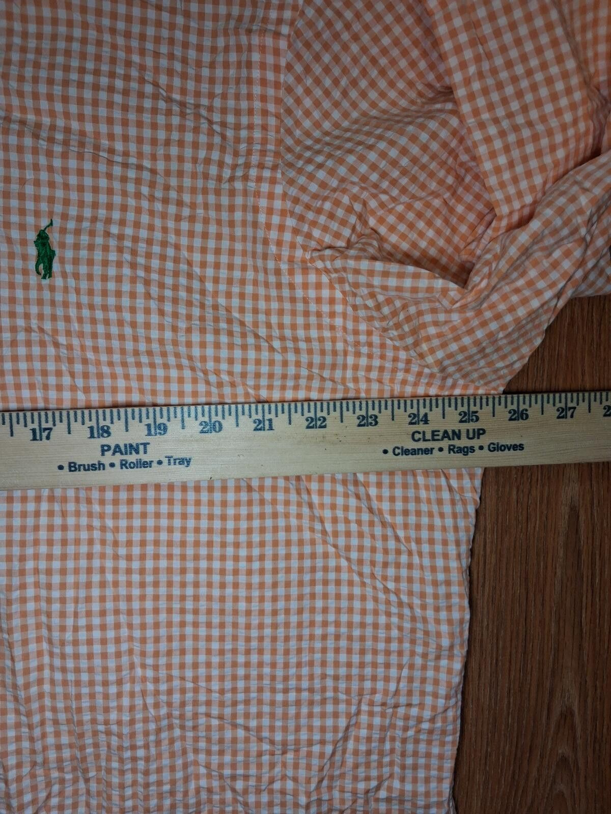 Polo Ralph Lauren Polo Ralph Lauren Button Up Shirt XXL Orange Check Cotton Size US XXL / EU 58 / 5 - 8 Thumbnail