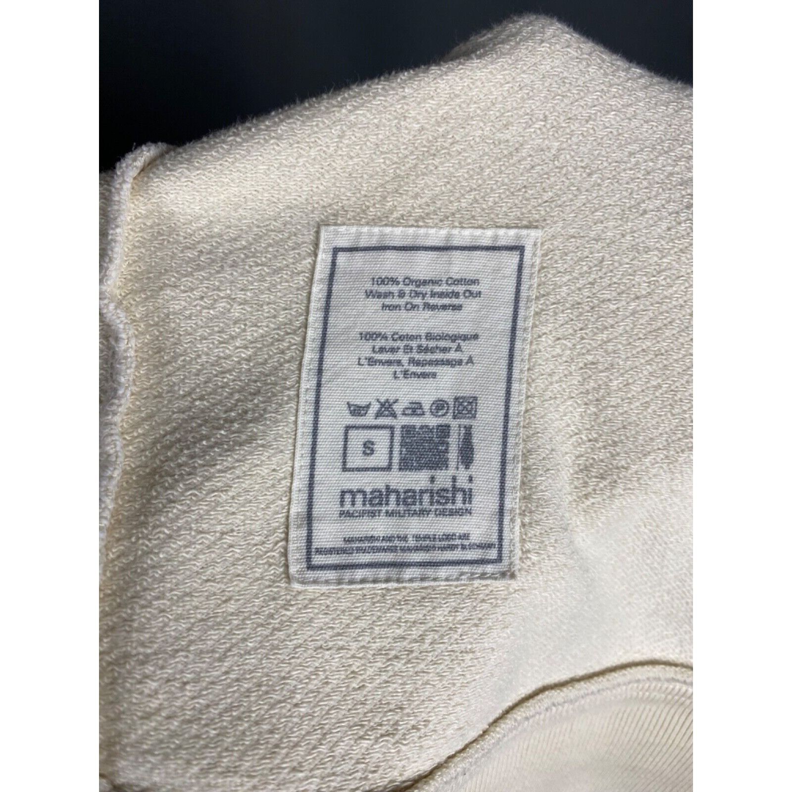 Maharishi Maharishi Map Print Sweatshirt Men's White Crewneck Sweater Size US S / EU 44-46 / 1 - 9 Thumbnail