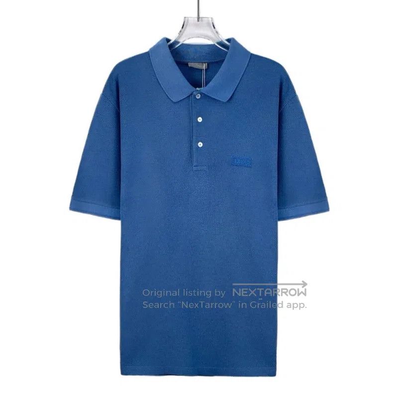 Dior Dior Blue logo letter embroidery cotton lapel single-breas Size US XL / EU 56 / 4 - 1 Thumbnail
