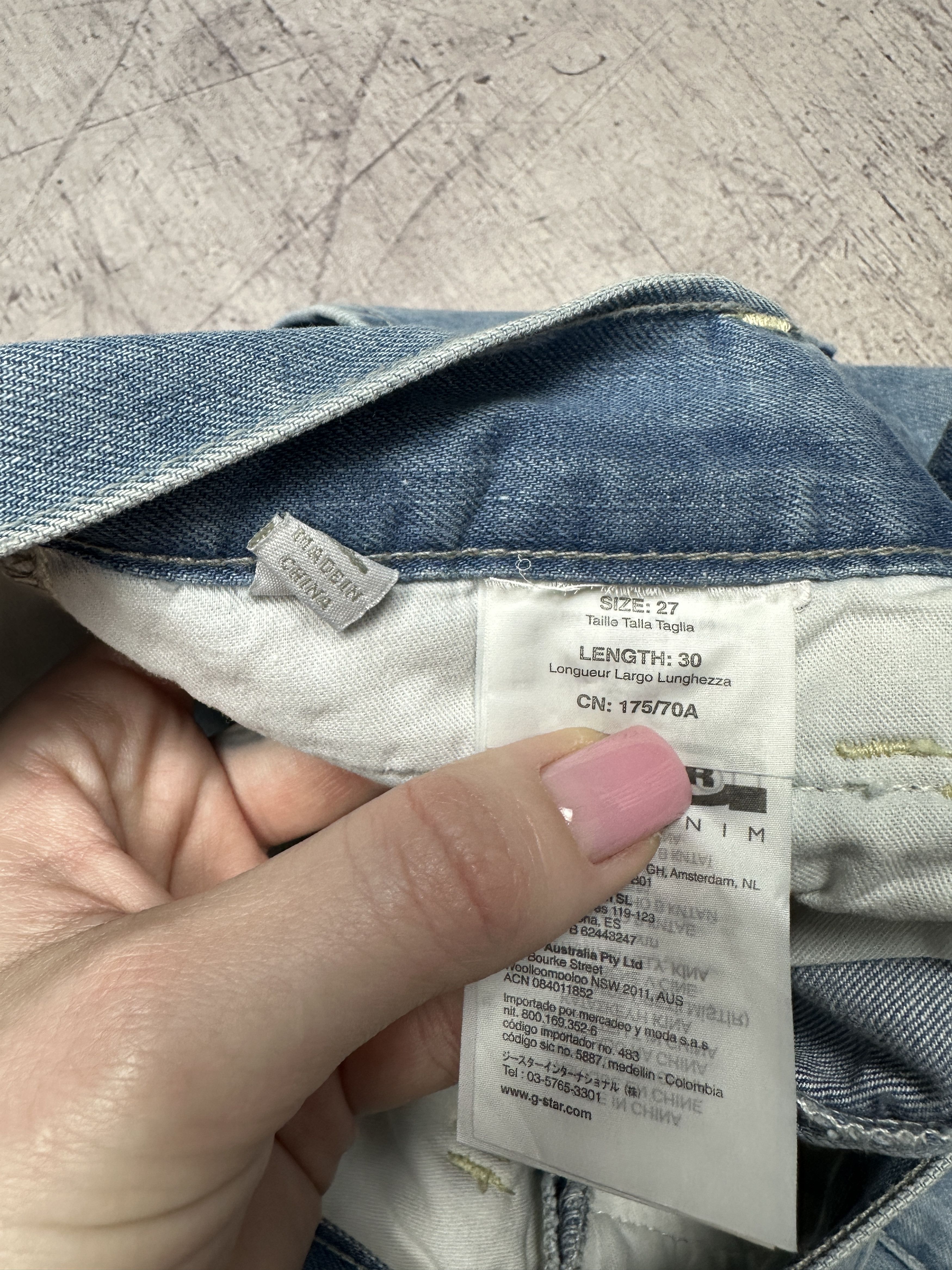 G-Star NEW! G Star Raw Radar Slim Denim Pants Jeans Size US 27 - 7 Thumbnail