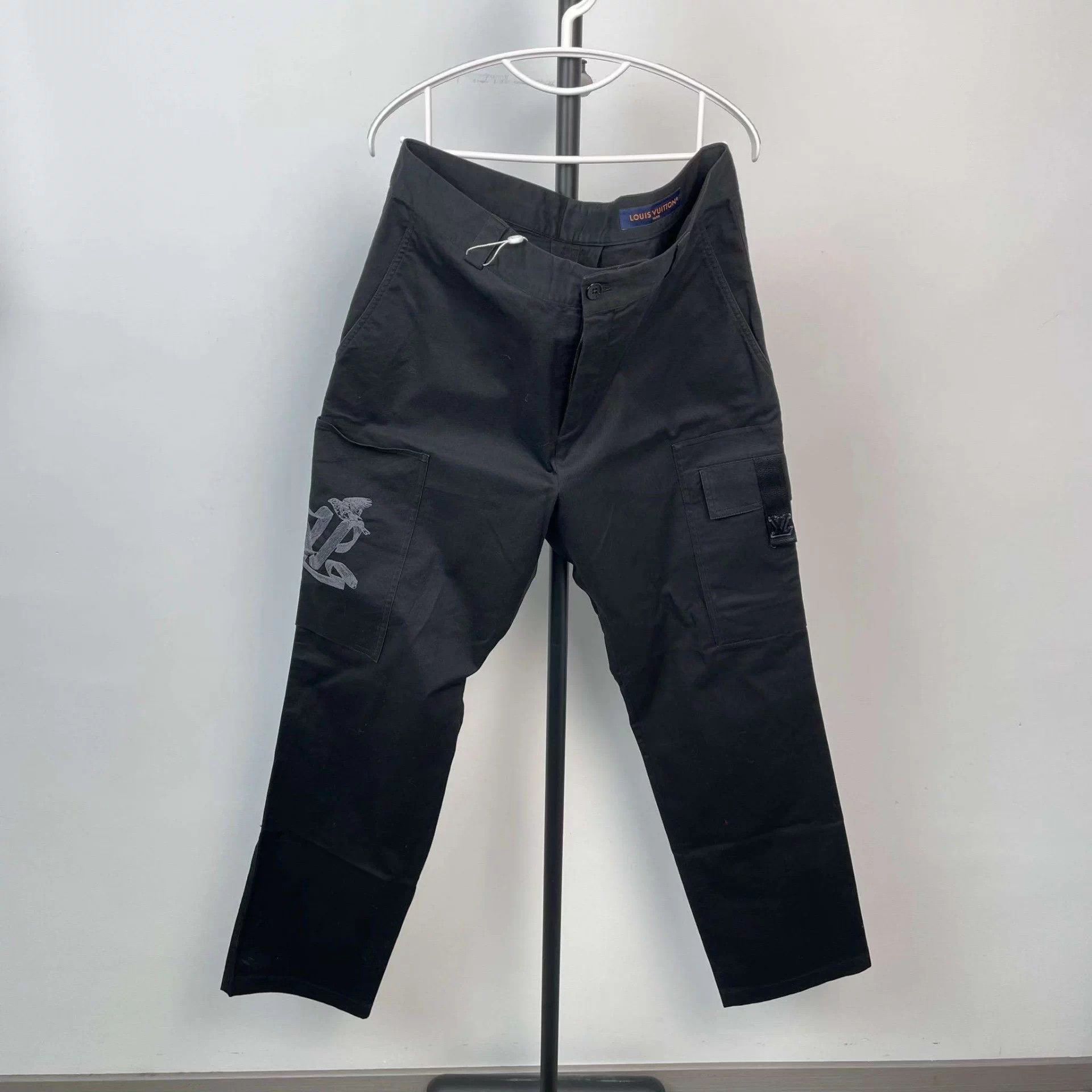 Louis Vuitton LV Cotton Cargo Pants 54 Black Size US 38 / EU 54 - 1 Thumbnail