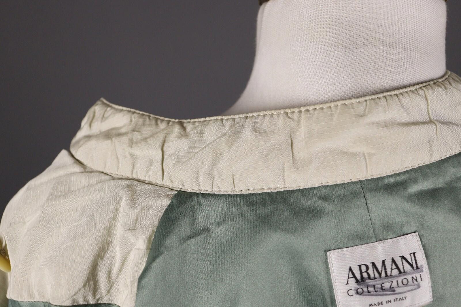 Armani Collezioni Armani Collezioni Beige Zip Cropped Jacket Size 38 Size M / US 6-8 / IT 42-44 - 12 Thumbnail