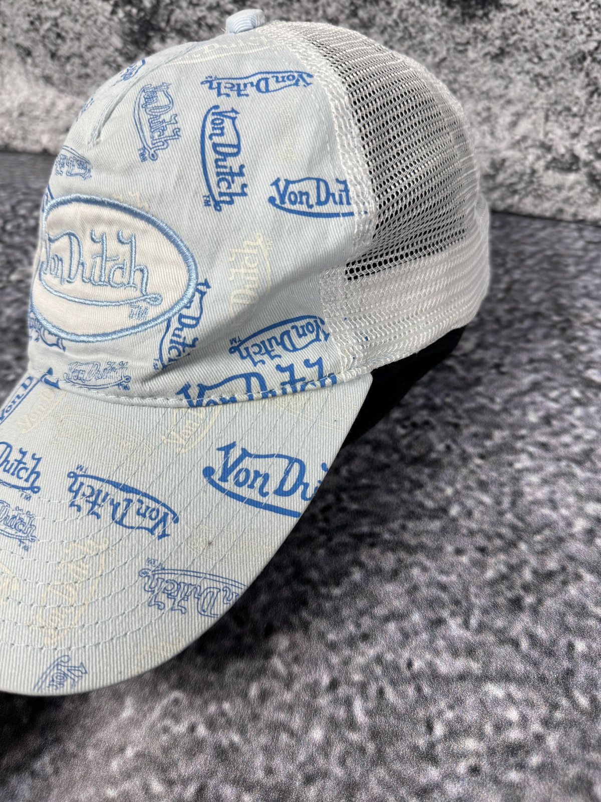 Von Dutch Men’s Von Dutch Vintage Monogram Baseball Cap Y2K One Size Size ONE SIZE - 5 Thumbnail