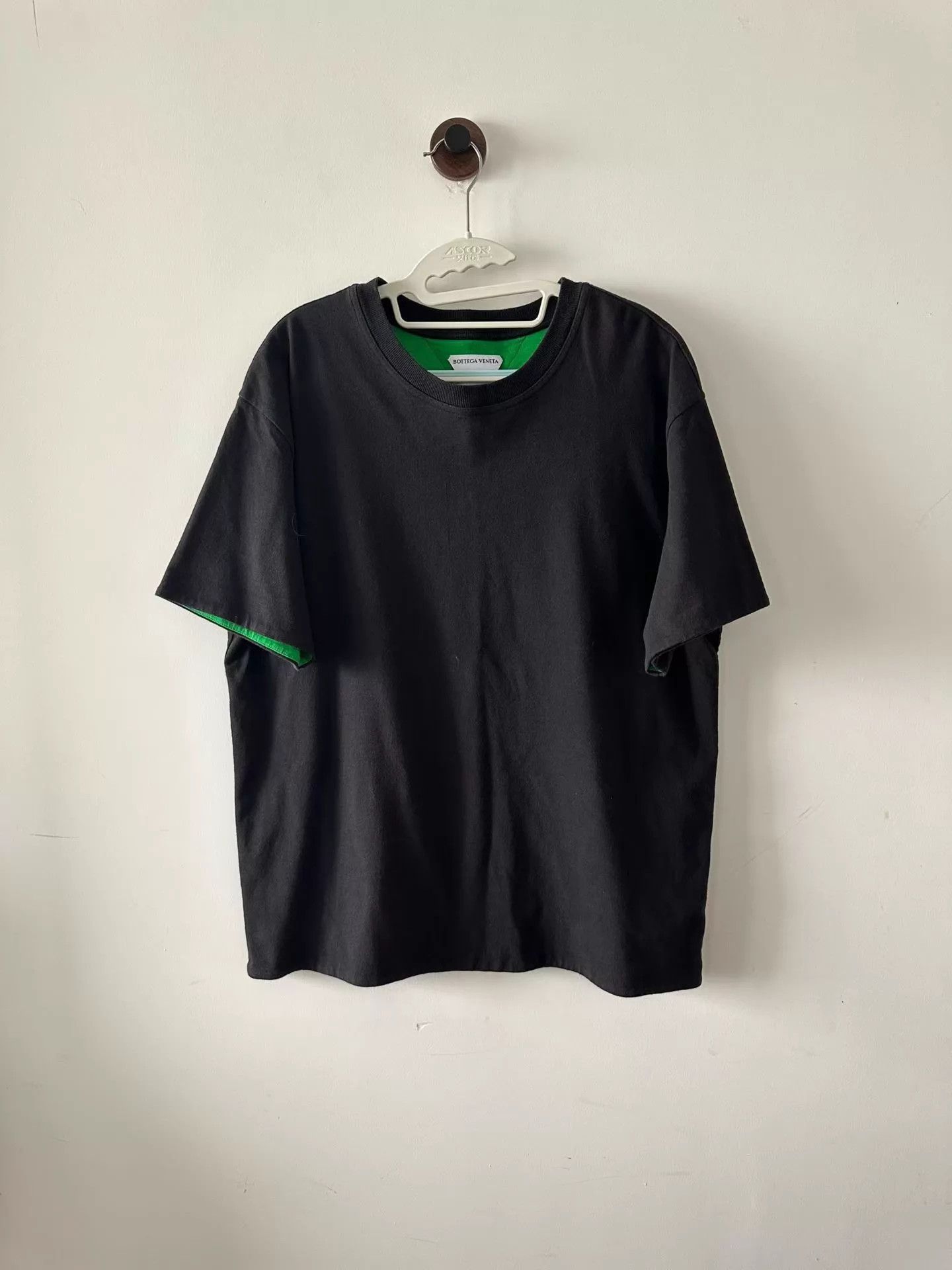 Bottega Veneta BV Black Green Short Sleeve Tee M 98 New Size US M / EU 48-50 / 2 - 1 Thumbnail