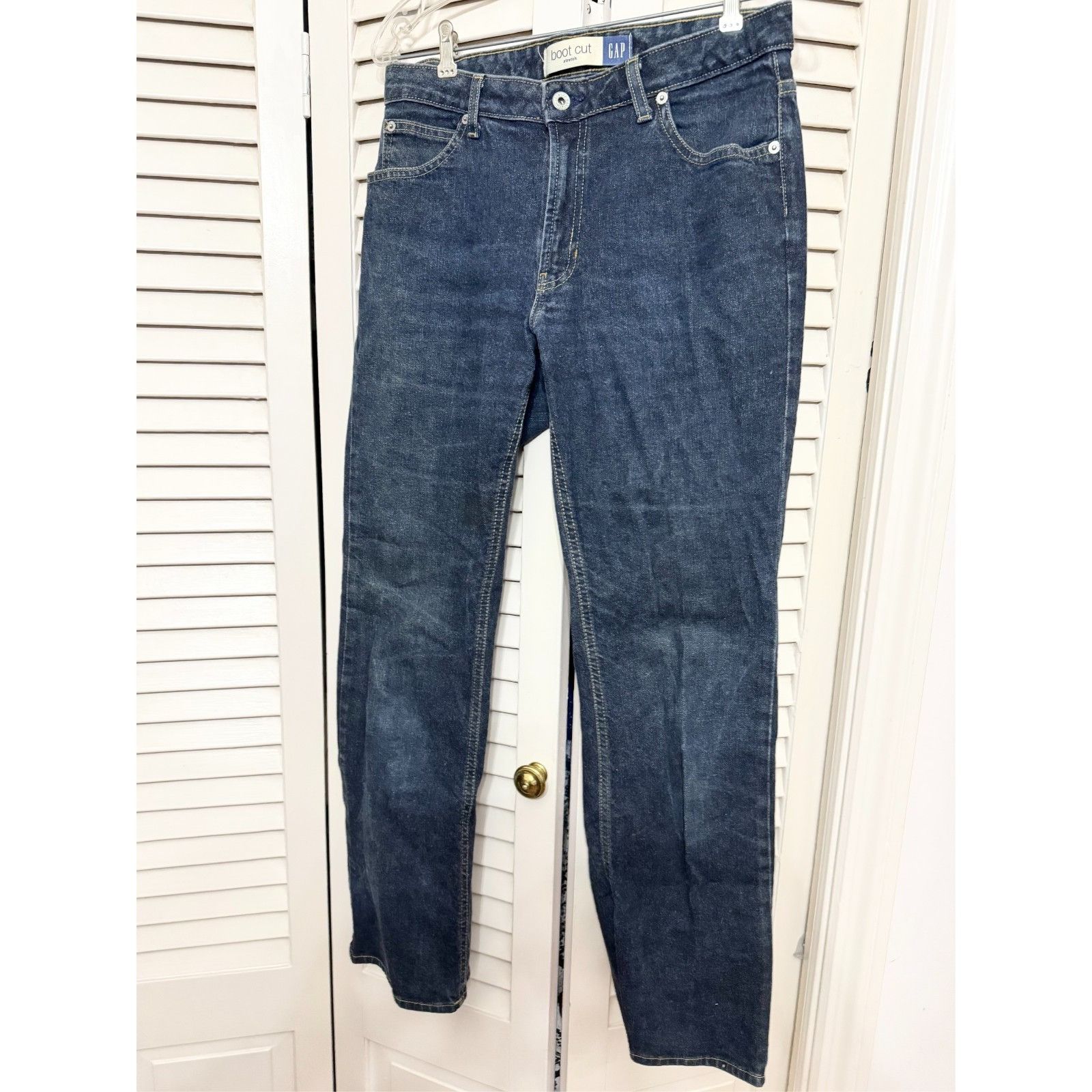 Gap Gap boot cut stretch denim jean size 8 Size 30" / US 8 / IT 44 - 2 Thumbnail