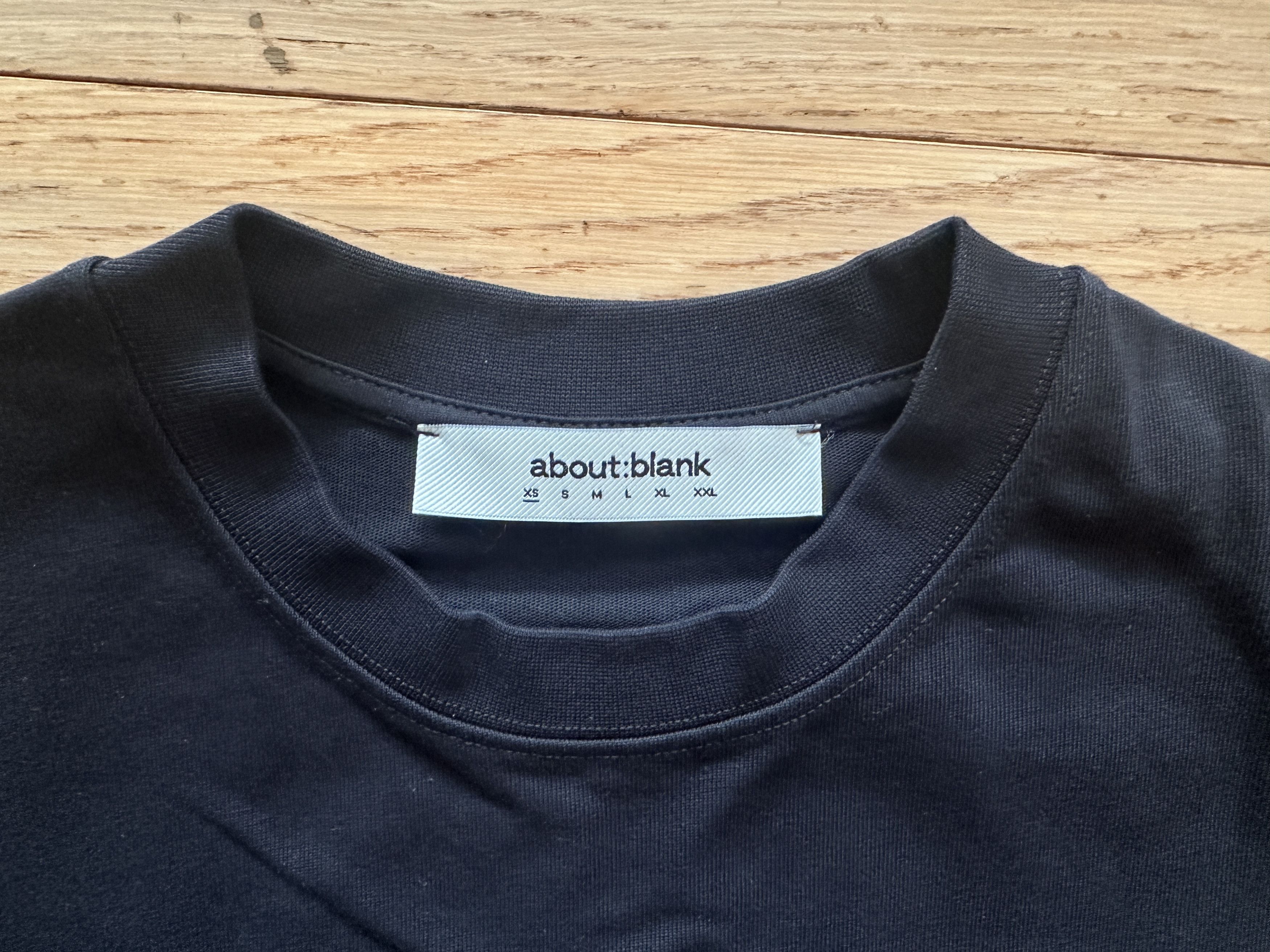 About:Blank about:blank box t-shirt black Size US XS / EU 42 / 0 - 4 Thumbnail