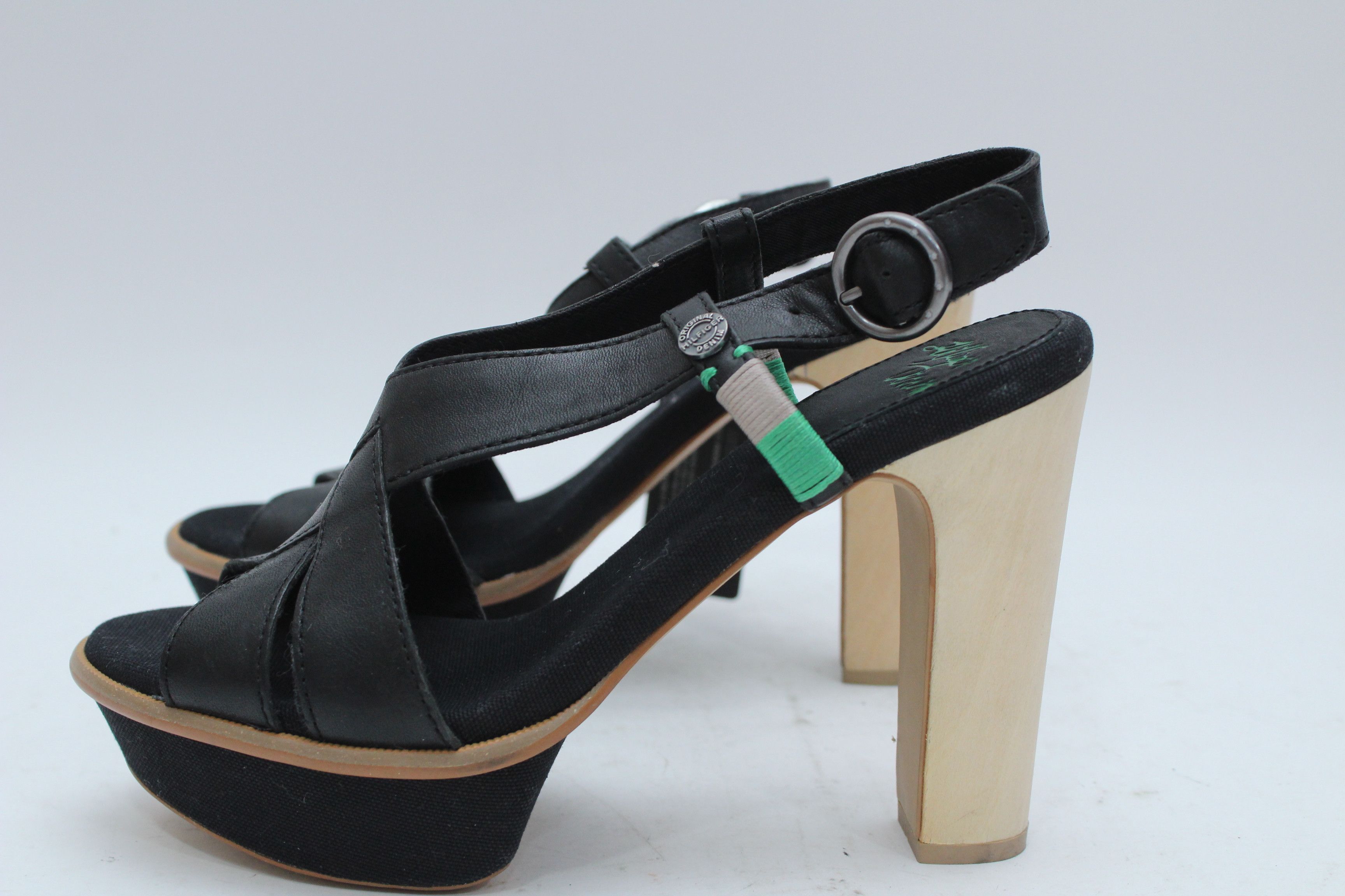 Tommy Hilfiger Tommy Hilfiger Sandals Hells Size 39 Authentic Vintage Size US 9 / IT 39 - 3 Thumbnail