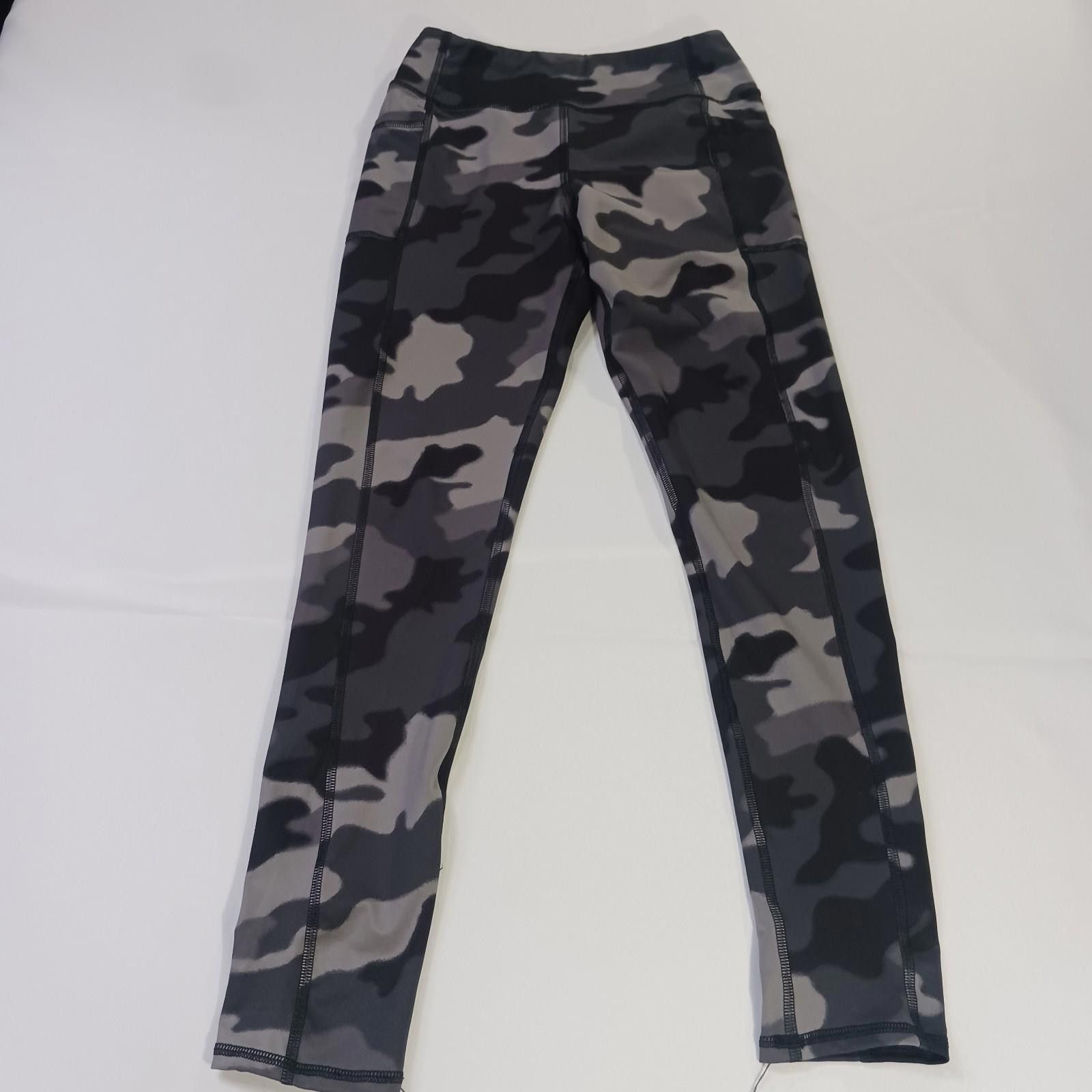 Canterbury of New Zealand Z By Zella RN#58665 Womens L(10-12) Gray/Brown Camo Leggings Size 36" / US 14 / IT 50 - 11 Thumbnail